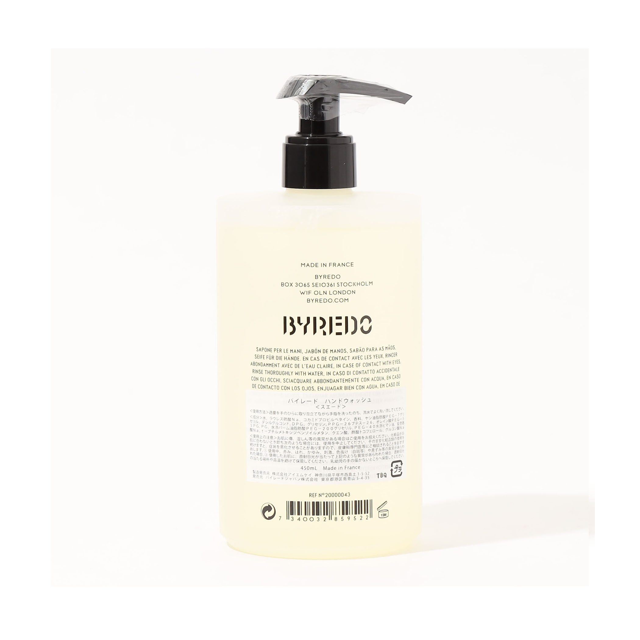 BYREDO ハンドウォッシュ 450ml｜トゥモローランド 公式サイト