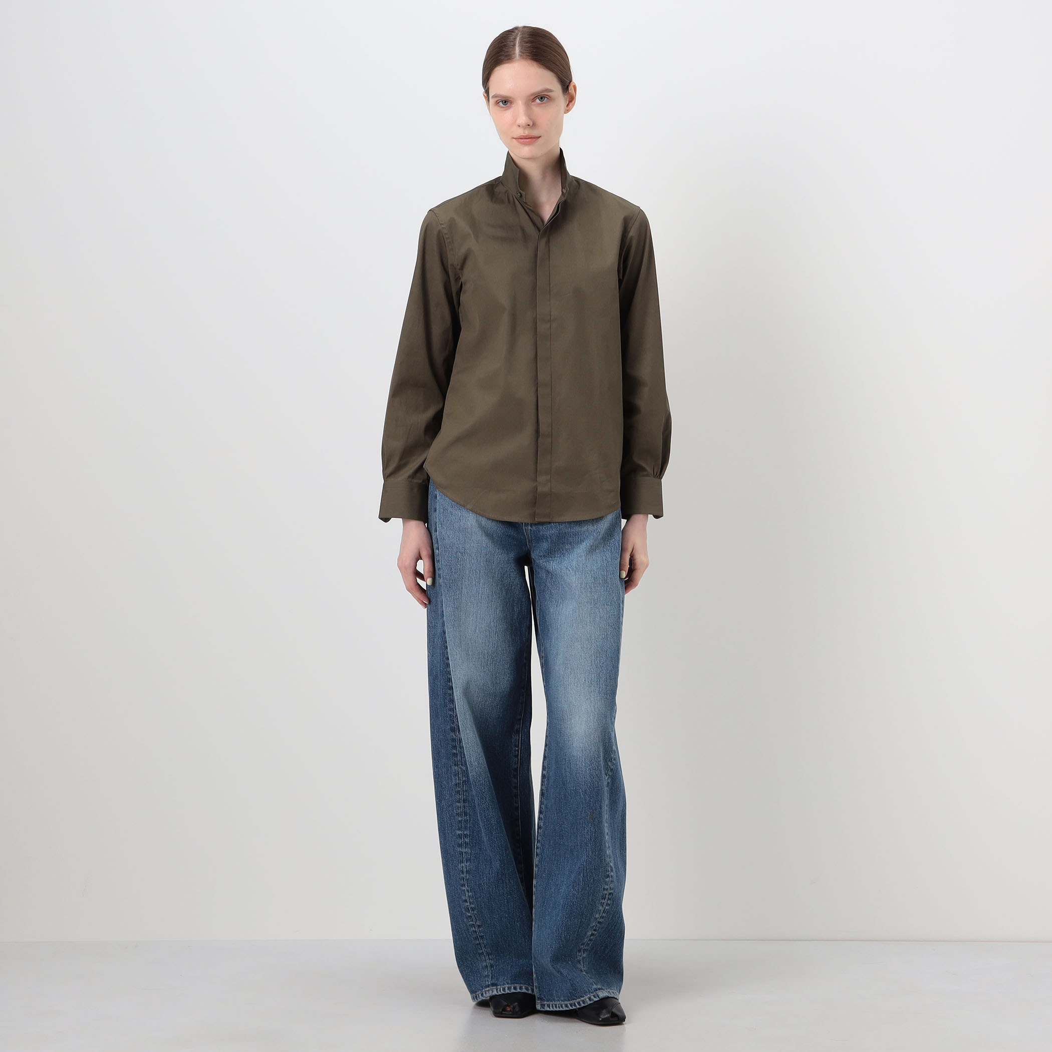 BOURRIENNE AMAZONE スタンドカラーシャツ｜トゥモローランド 公式サイト