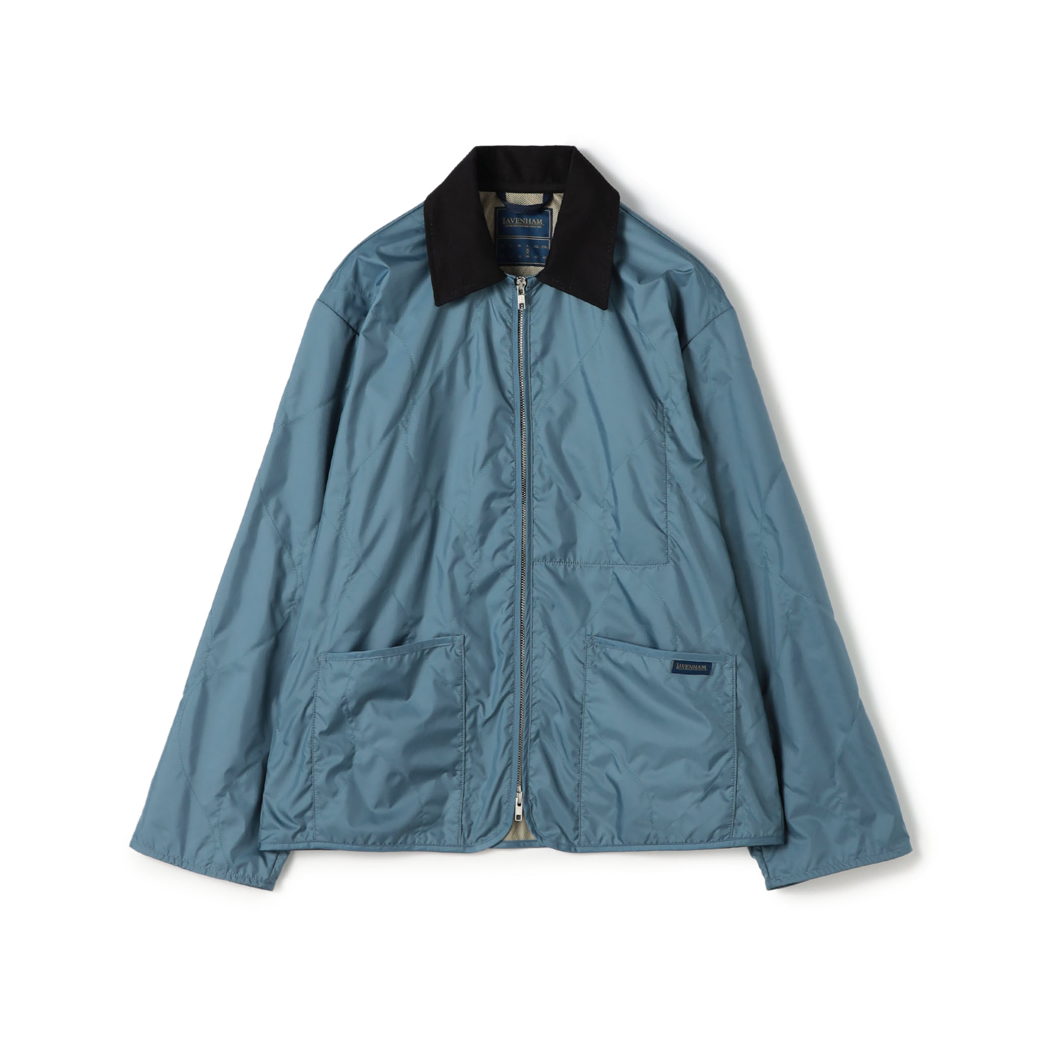 【別注】LAVENHAM UNWADDED TEYNHAM ポリエステル ジップブルゾン