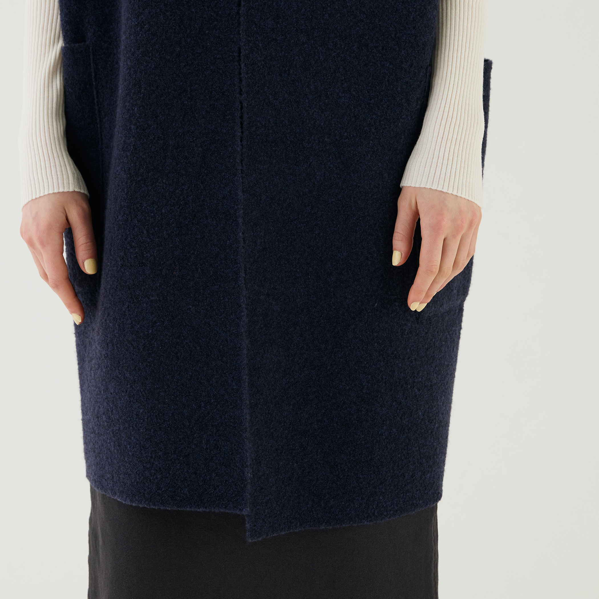 GALERIE VIE 2024AW ブークレダブルフェイス ミドルジレ TOMORROWLAND｜ブークレダブルフェイス ミドルジレ | Rakuten Fashion