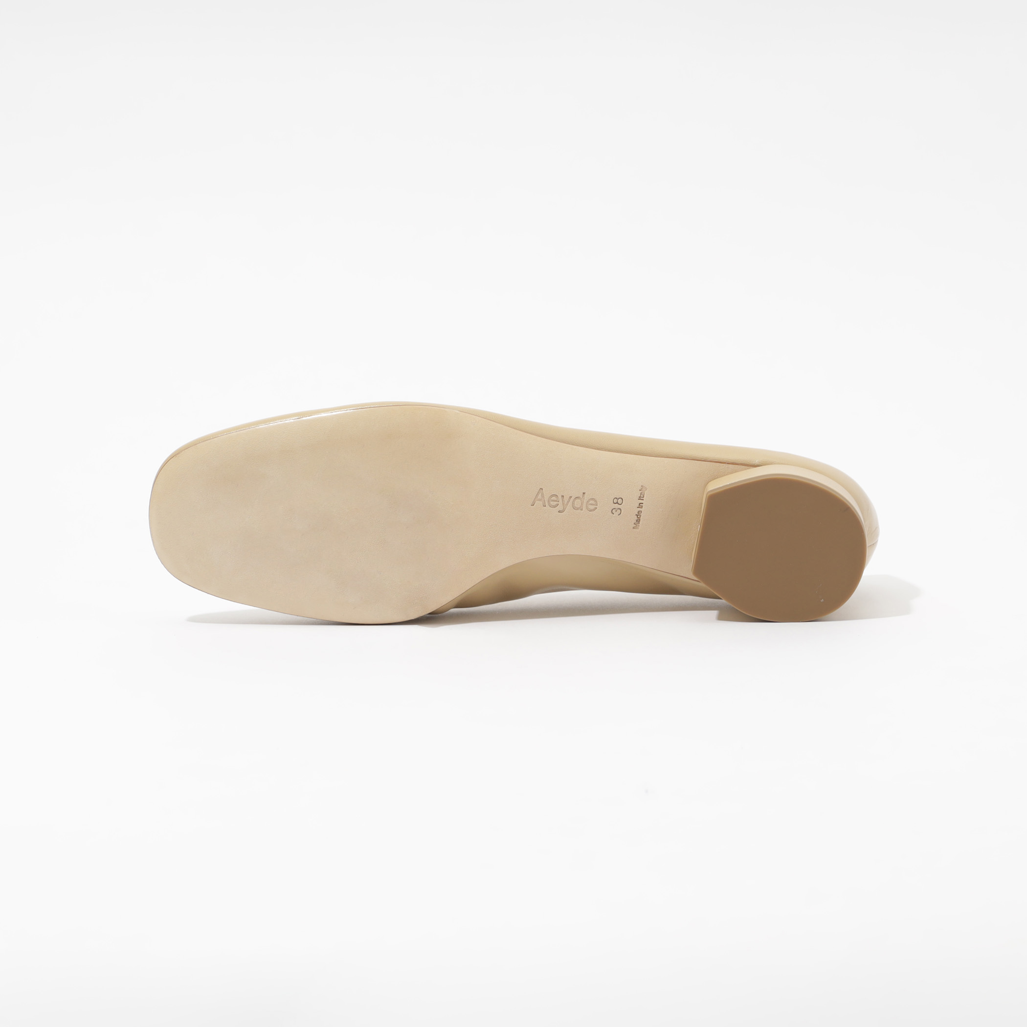 【関税込み】Aeyde ブラック Delia レザー フラットシューズ Aeyde | DELIA Black Leather Flat