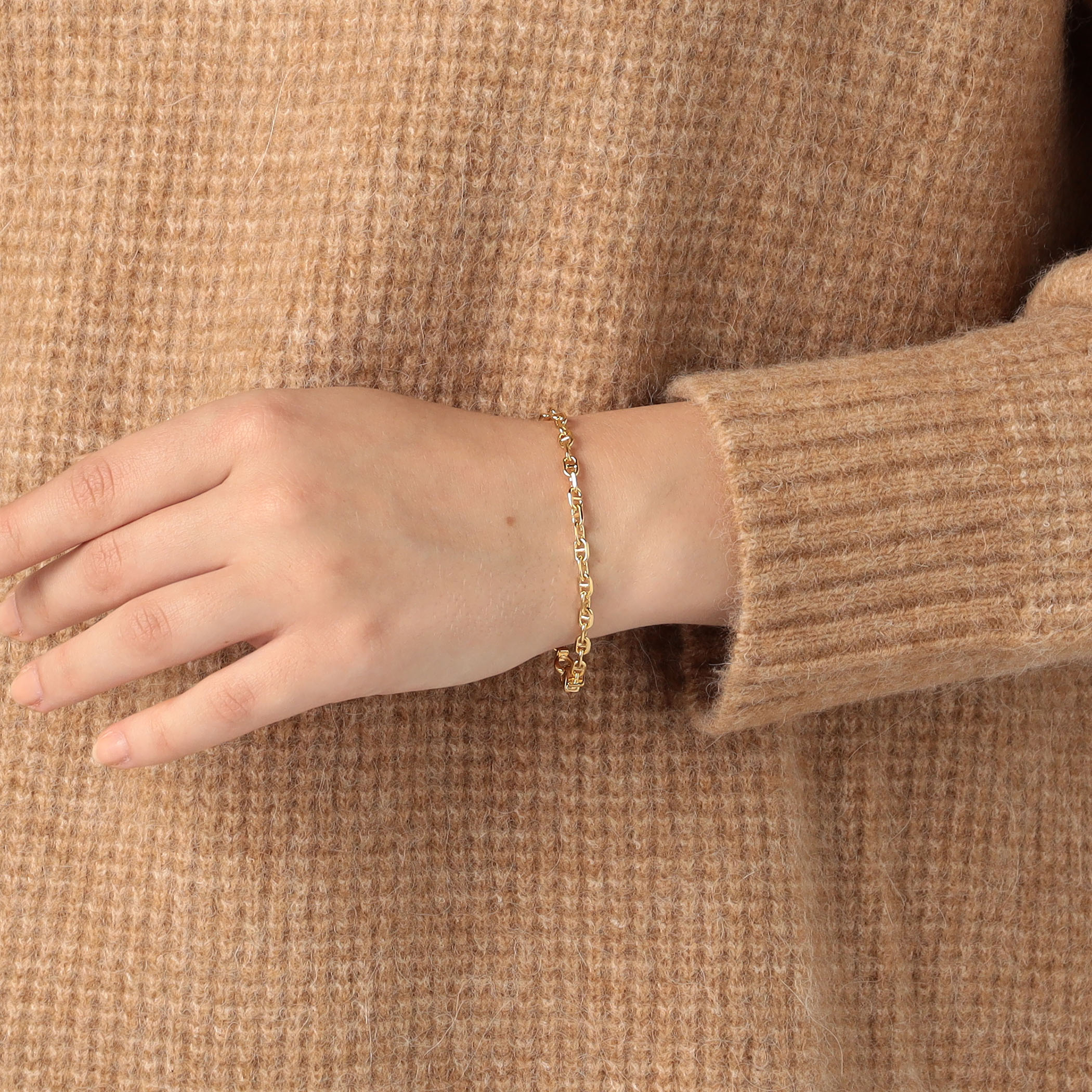TOM WOOD Cable Bracelet Gold｜トゥモローランド 公式通販