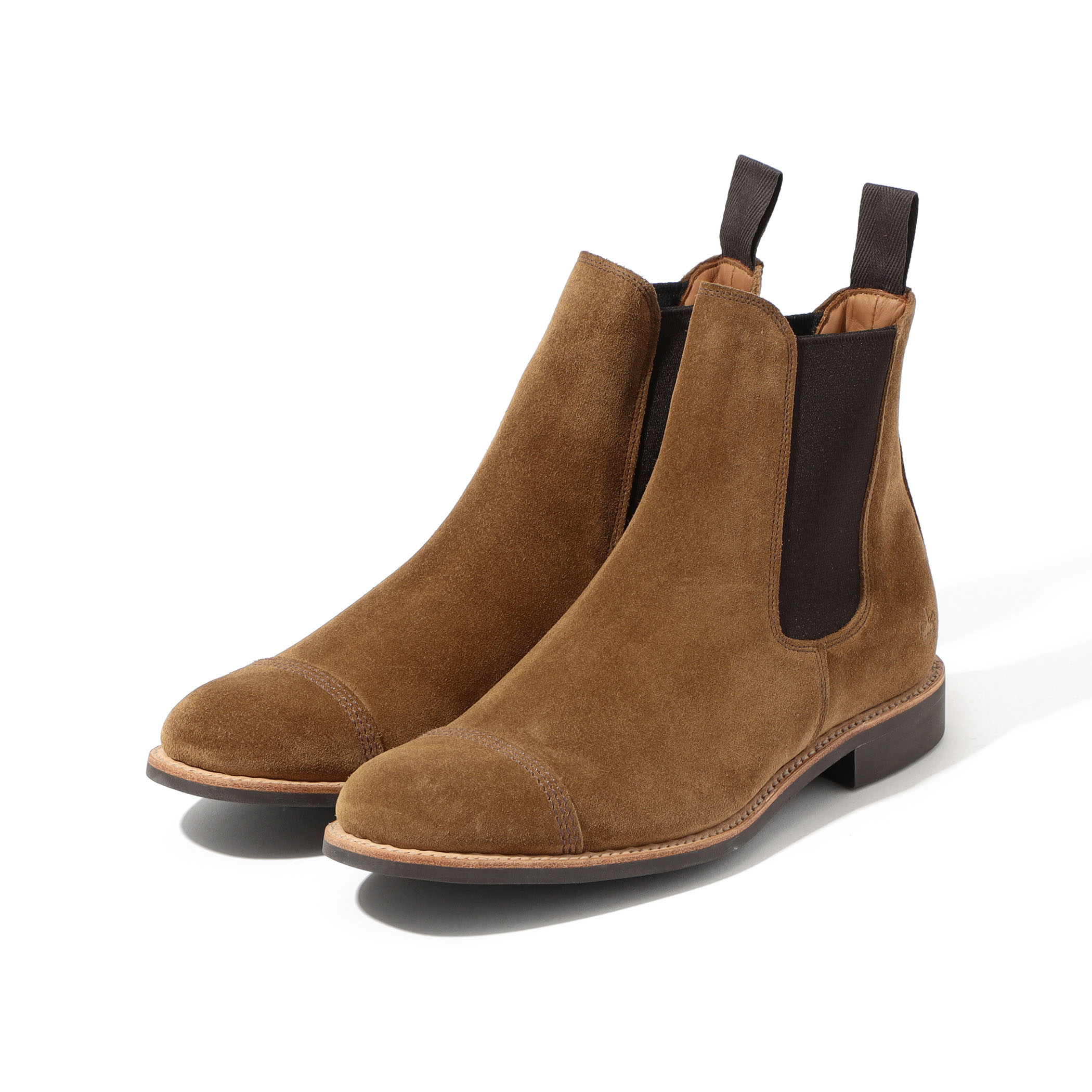 SANDERS×TOMORROWLAND Military Cap Toe Chelsea Boot スエード