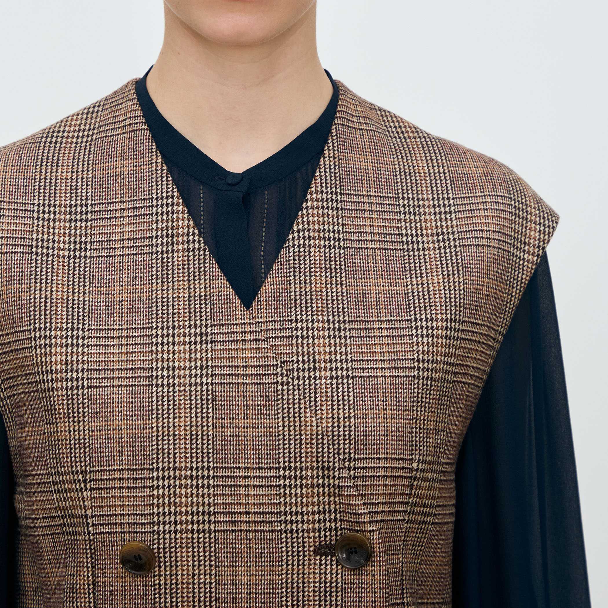 シックバーガンディー ジレワンピース｜トゥモローランド 公式通販