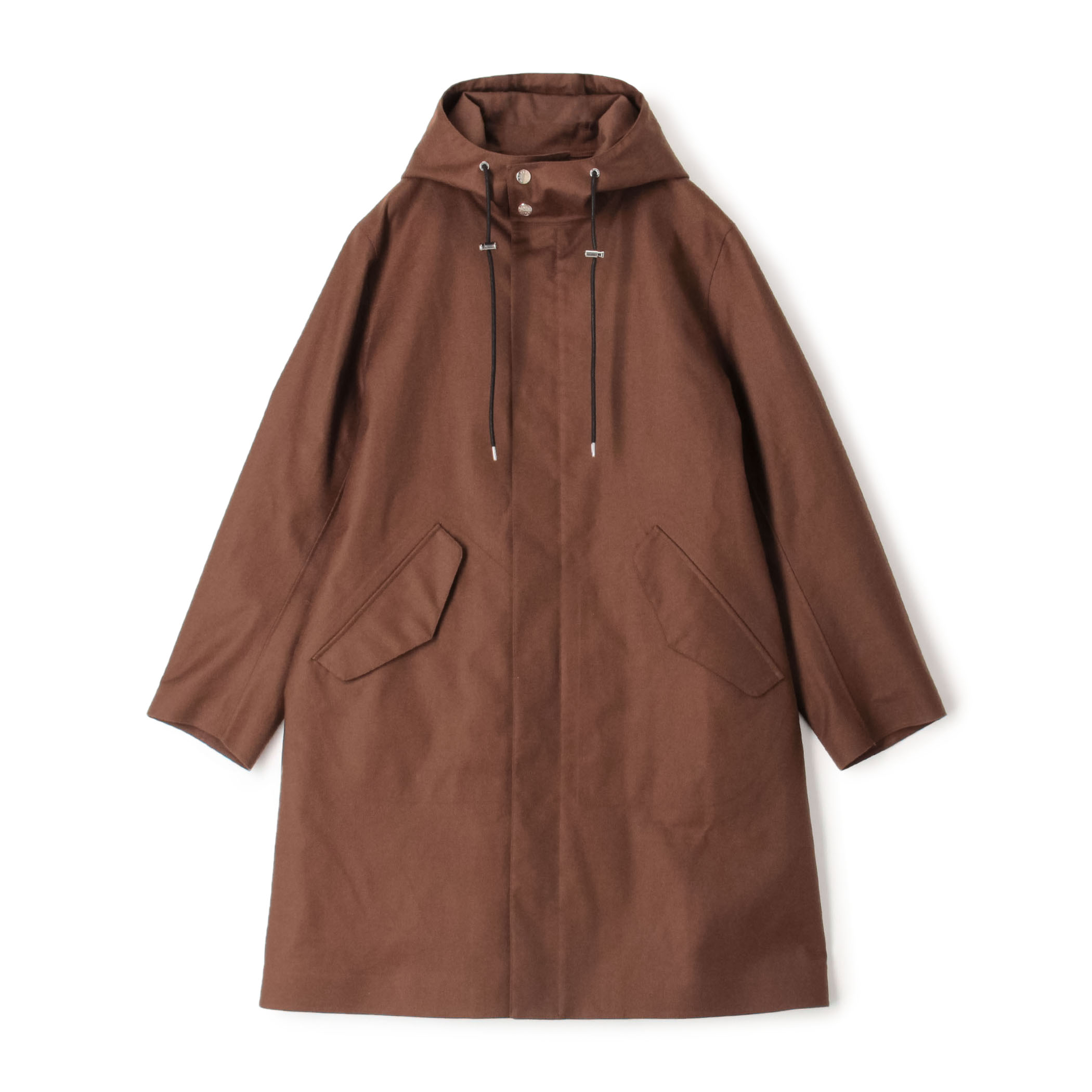 【別注】MACKINTOSH GRANISH ウールボンディング フーデッドコート