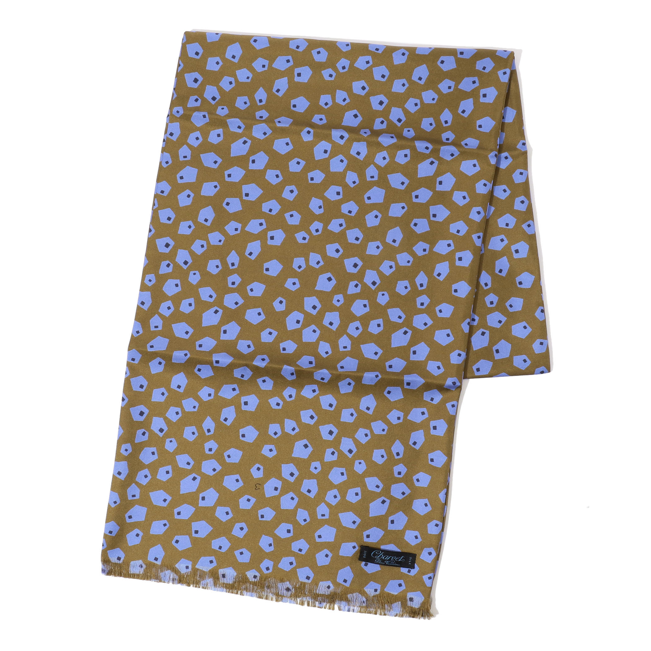 Charvet シルクプリント スカーフ