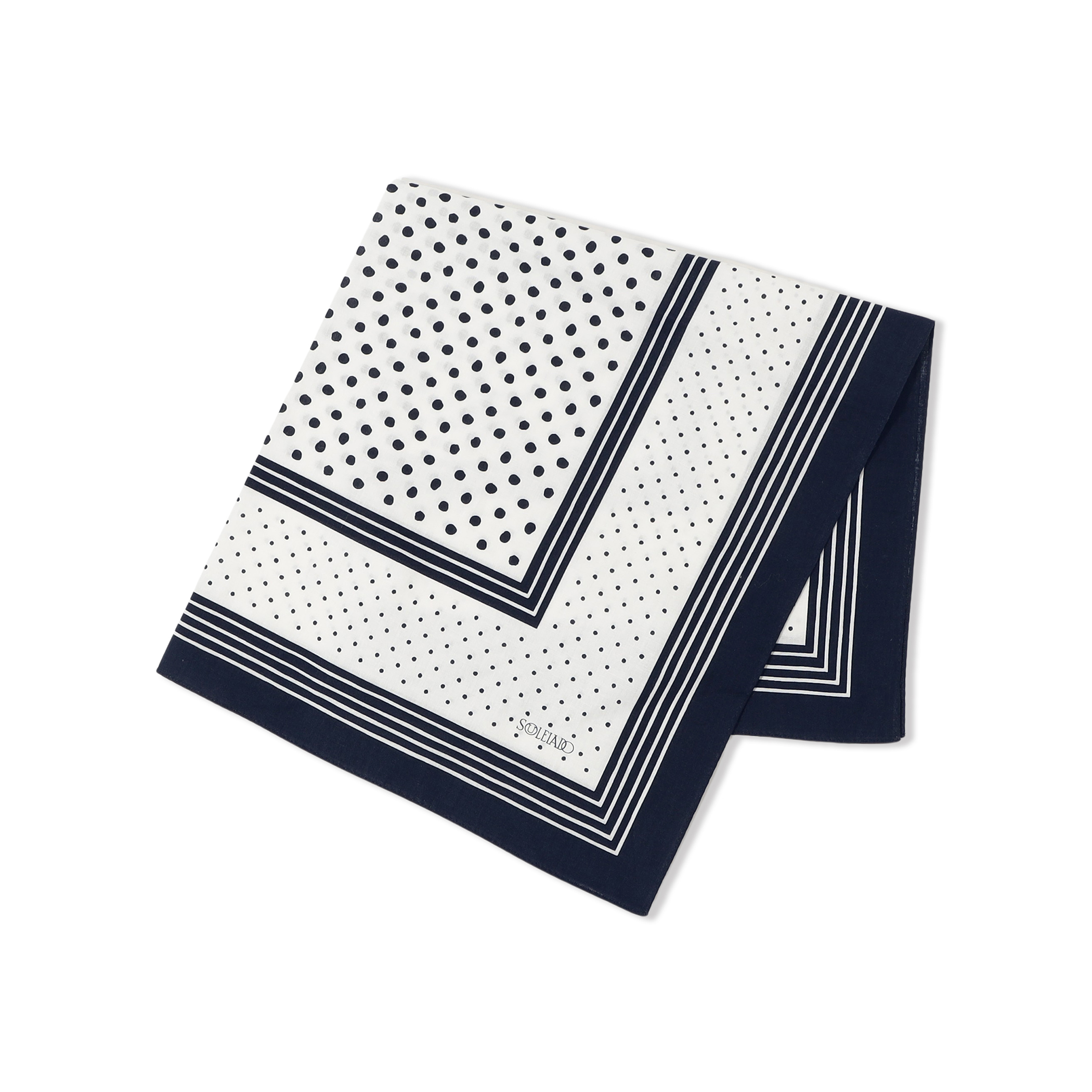 SOULEIADO コットンプリント バンダナ