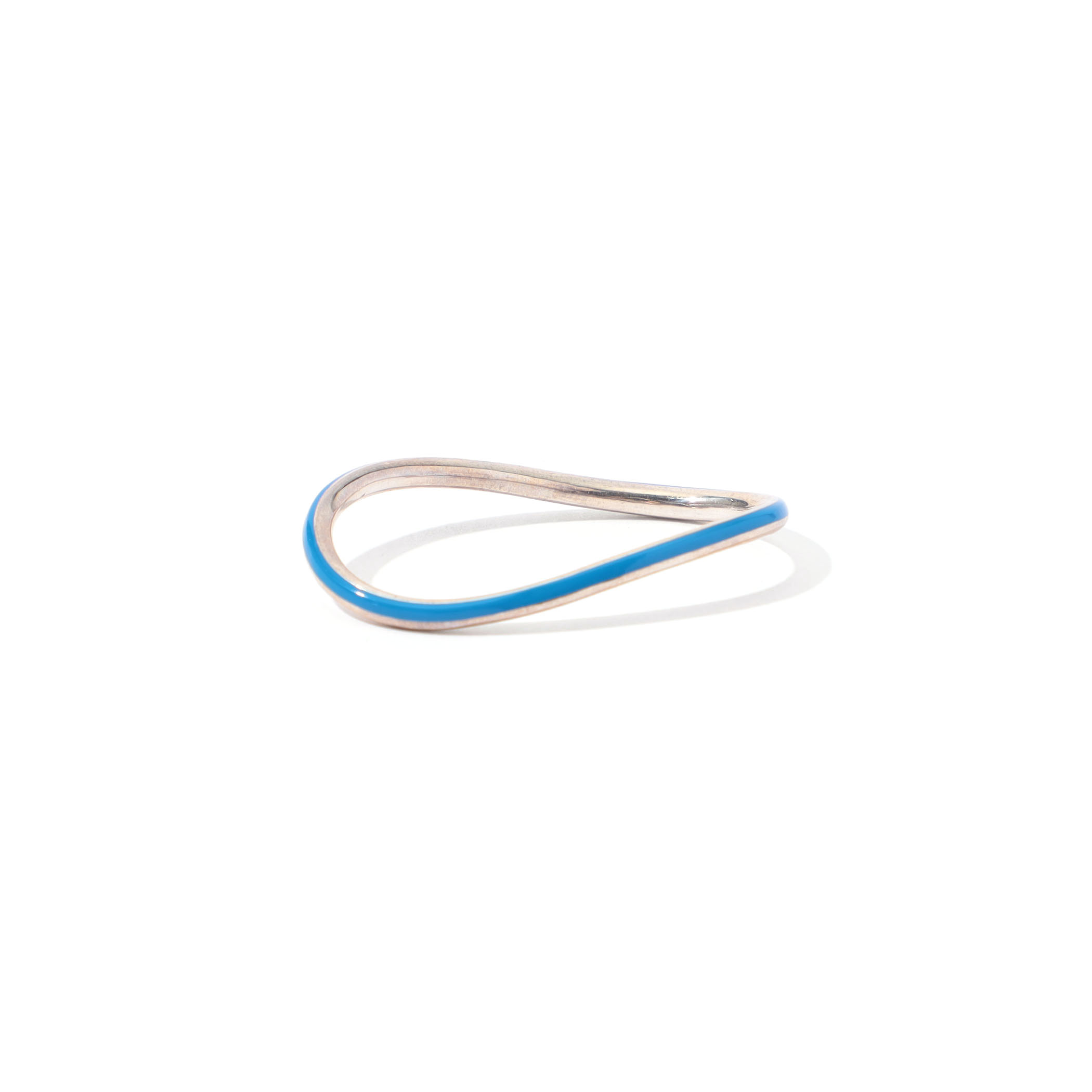 Rieuk SINGLE WAVE COLOR RING ダブルフィンガーリング