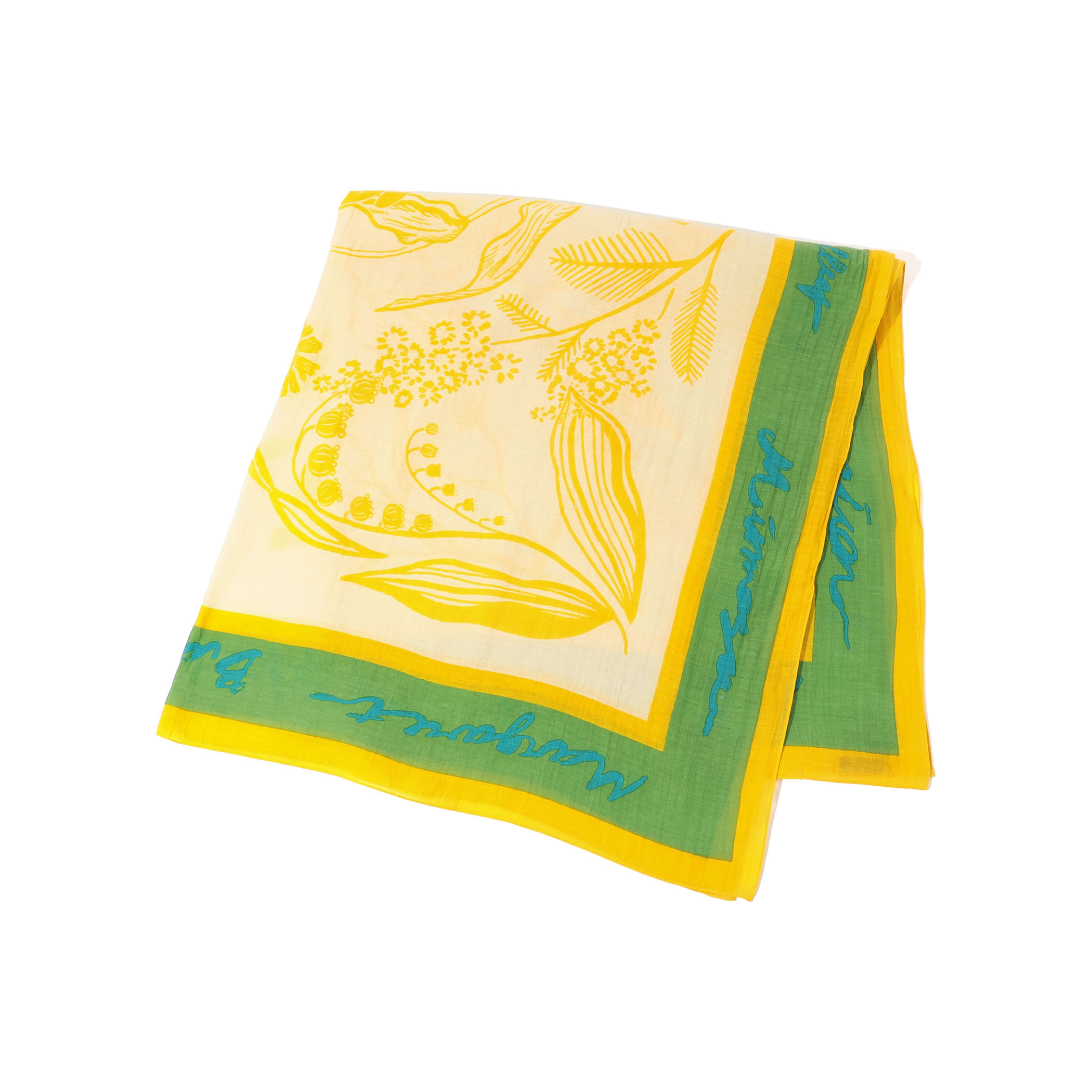 manipuri フローラ コットンシルクストール