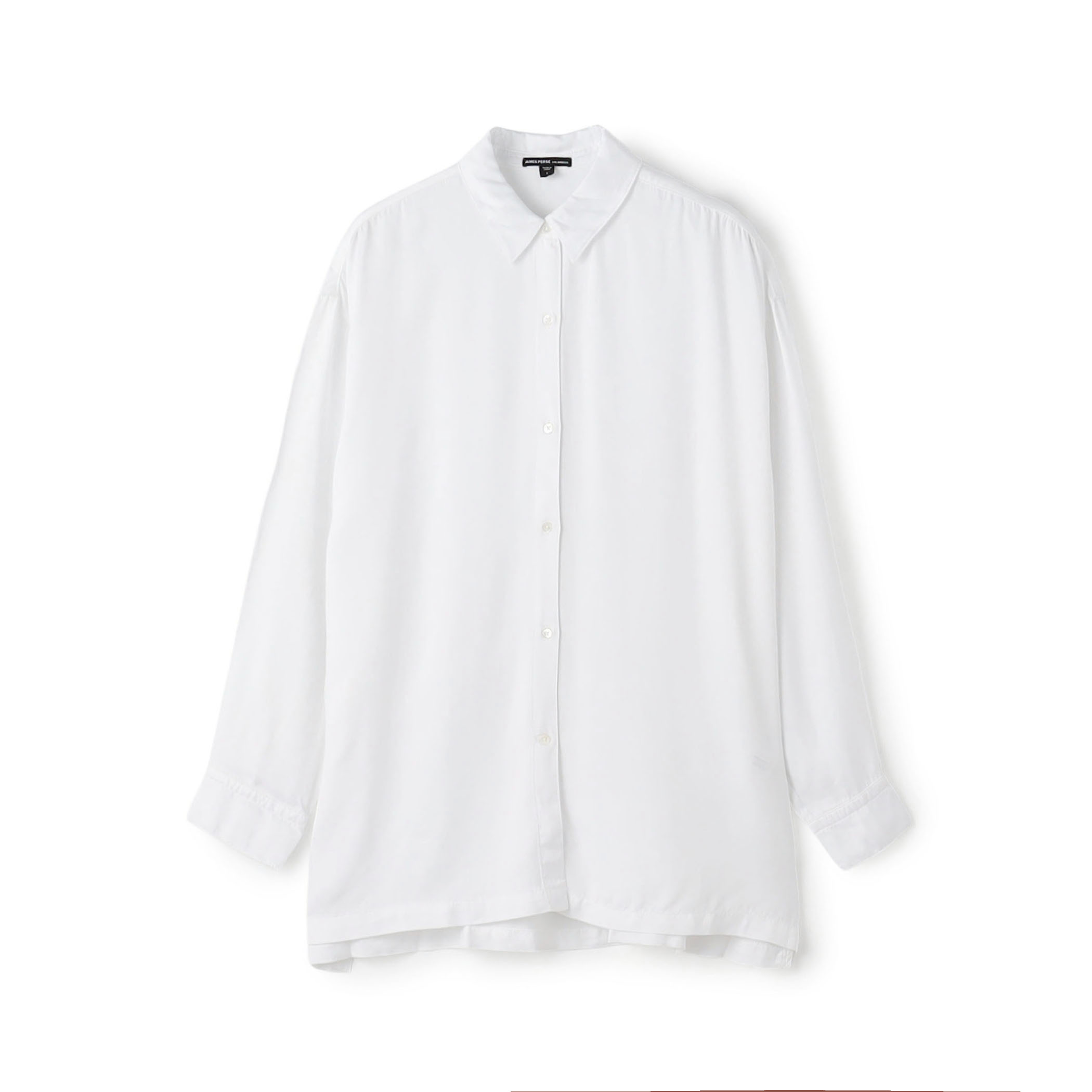 キュプラレーヨンサテン オーバーサイズドシャツ WSWC3059