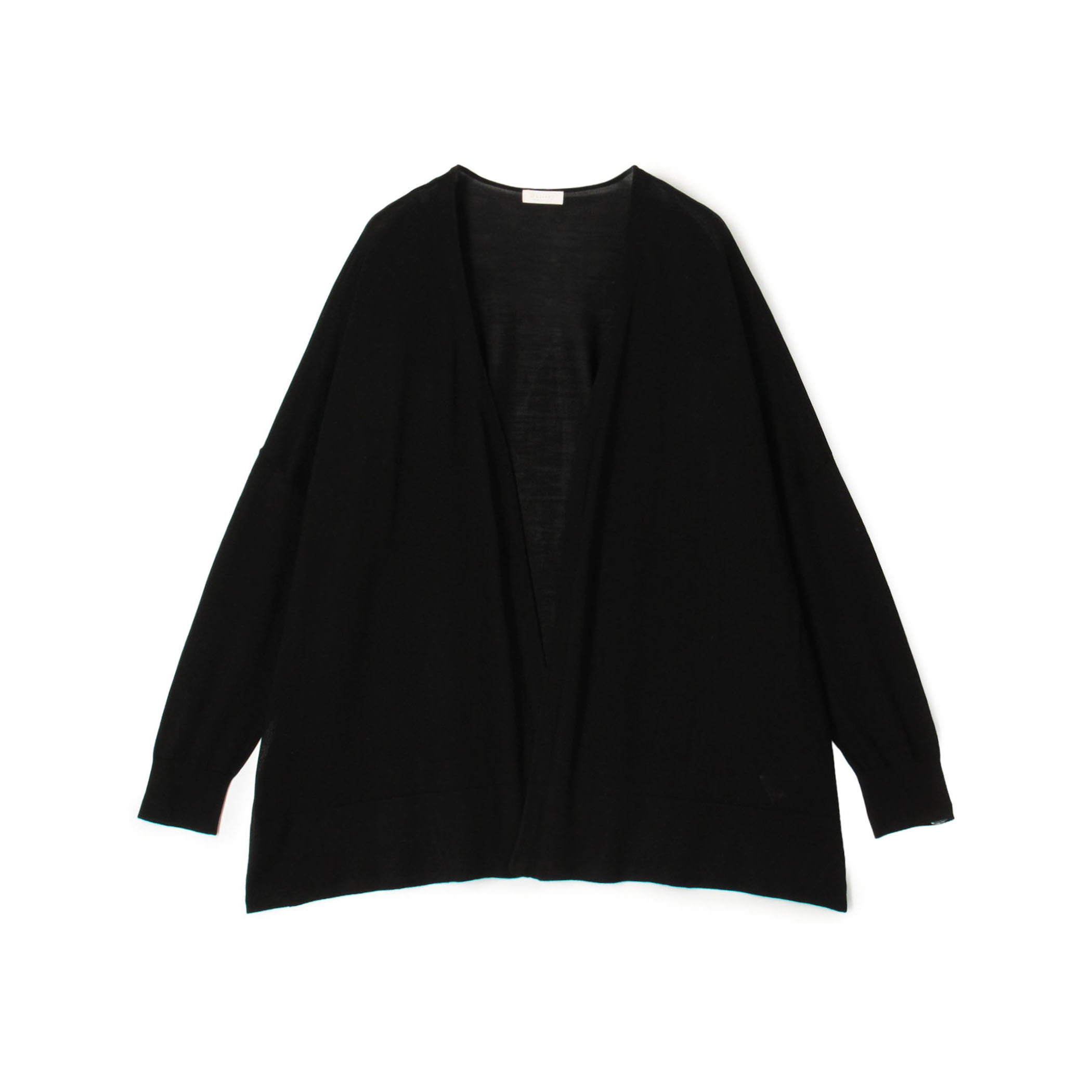 エヴァーシルク ワイドカーディガン