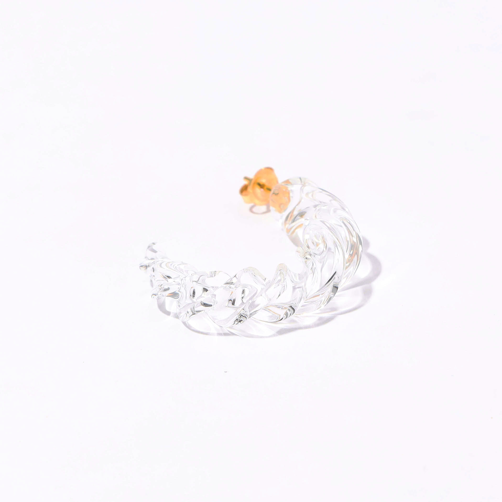 LEVENS JEWELS TWIST HOOP CLEAR ピアス｜トゥモローランド 公式サイト