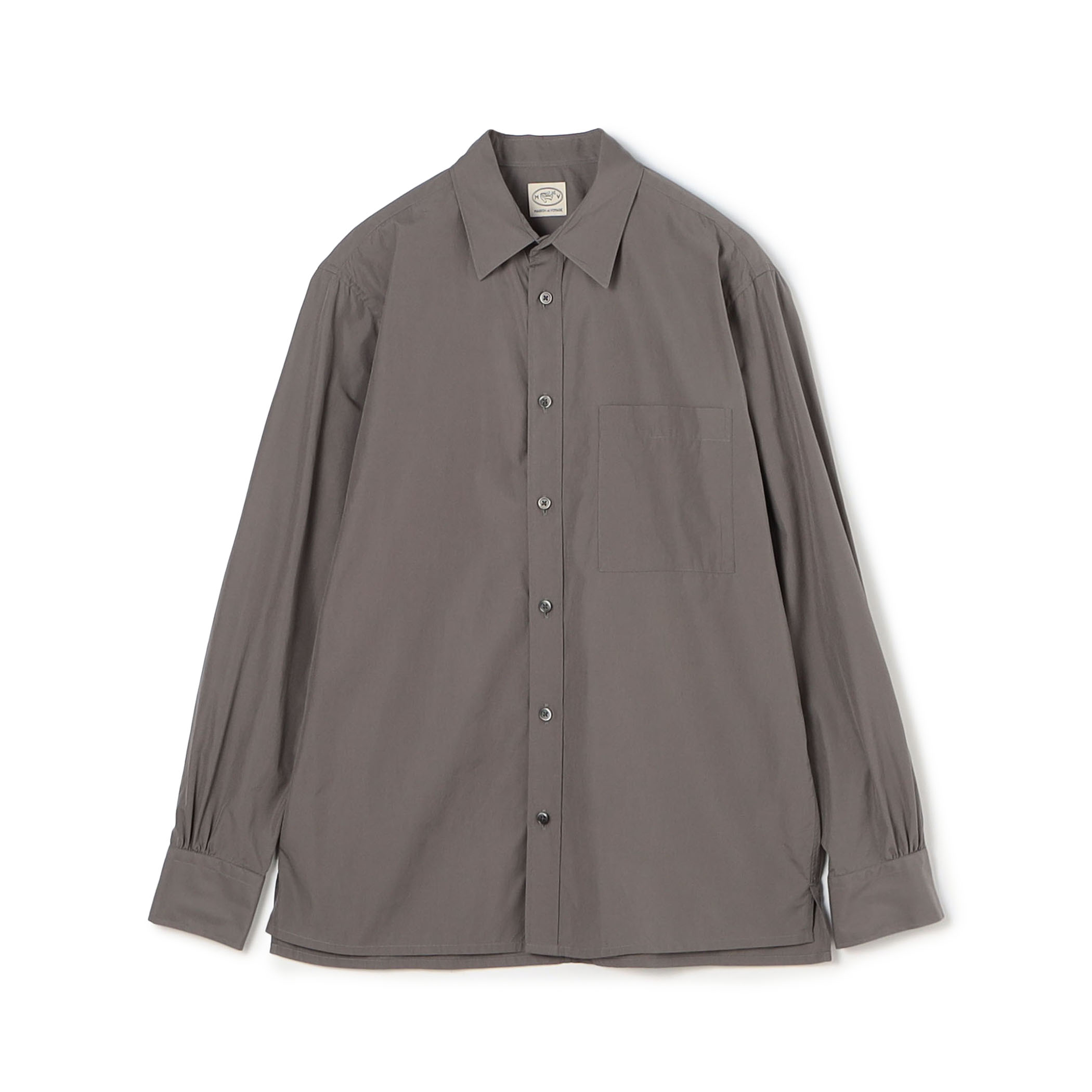 120/2コットンポプリン レギュラーカラーシャツ ALUMO