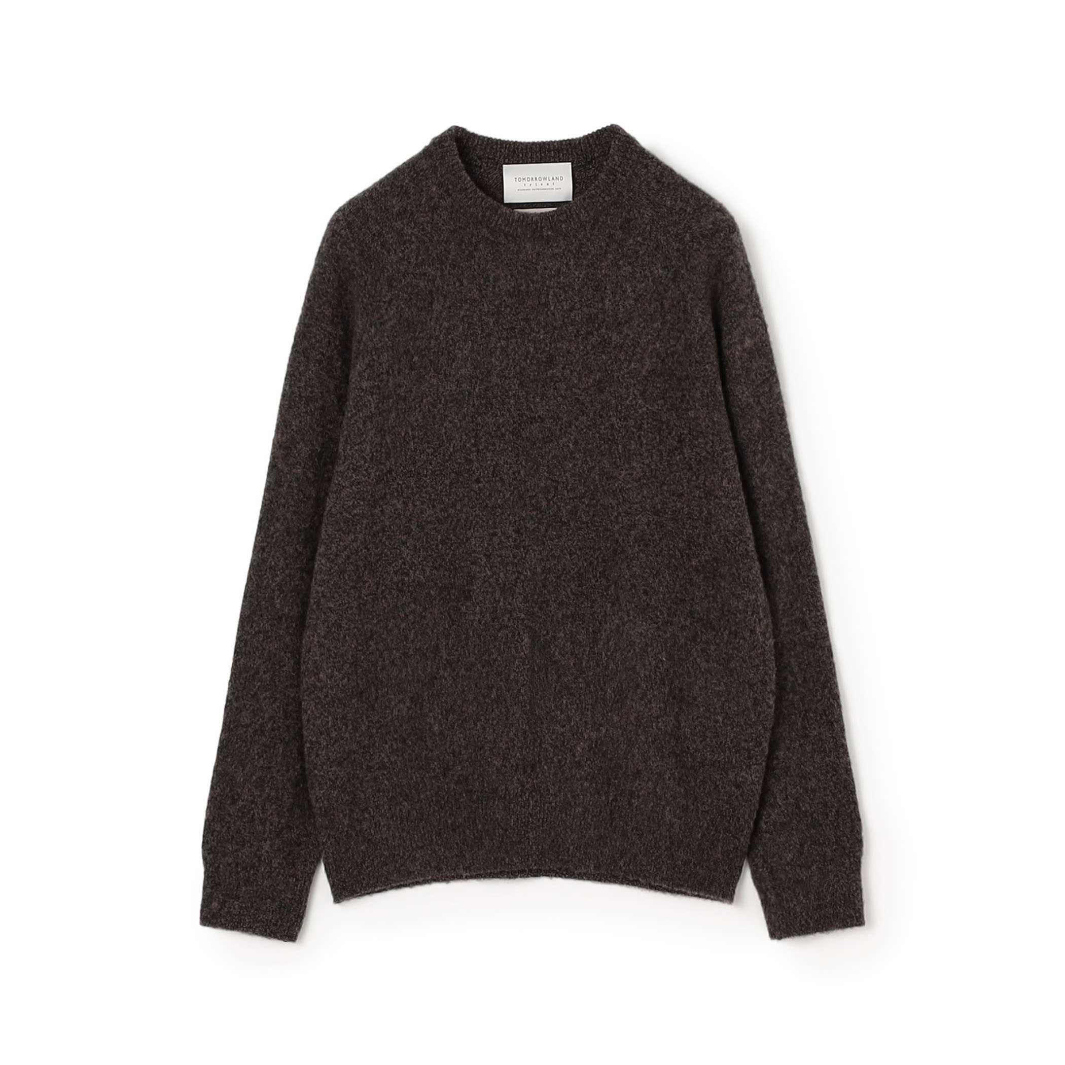 【WEB先行予約】TOMORROWLAND tricot メリノウール チーゼル起毛 クルーネックニット