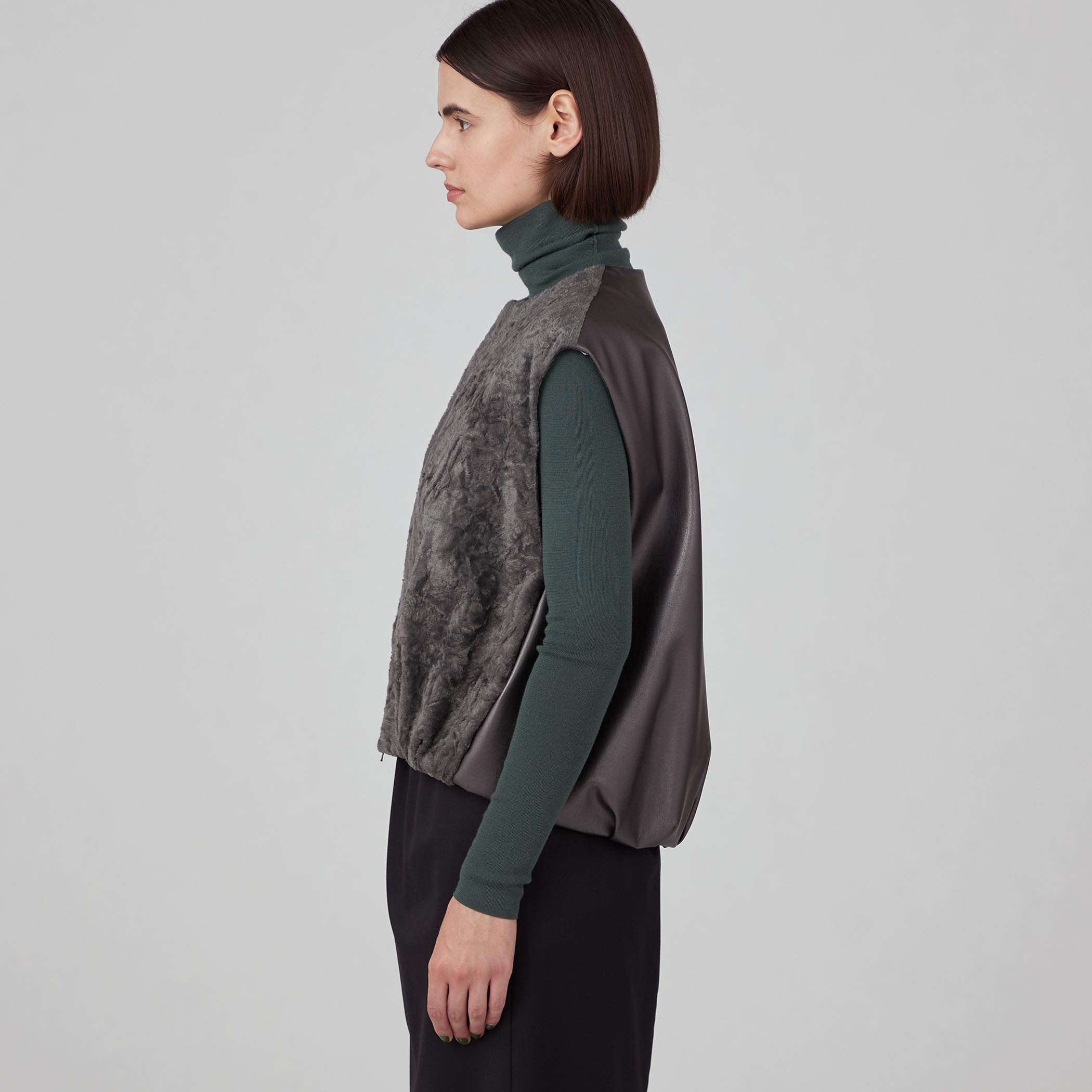 TOMORROWLAND collectionフェイクシール バルーンジレ TOMORROWLAND Collection フェイクシール バルーンジレ