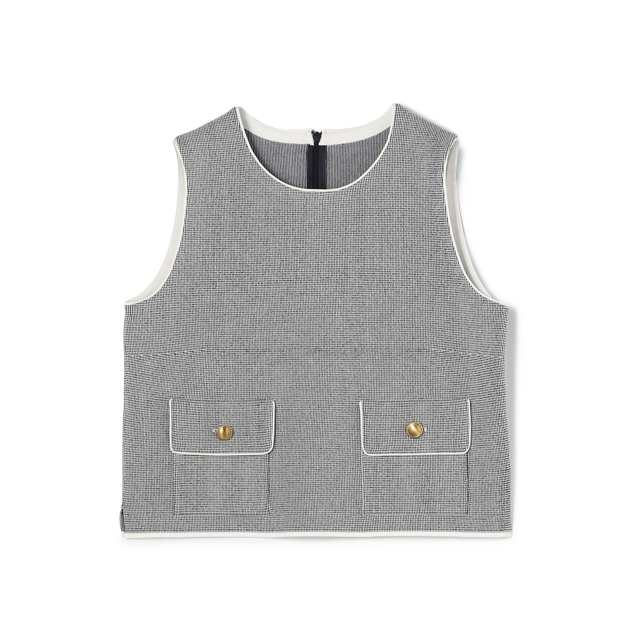 ストレッチダブルジャカード パイピングプルオーバー