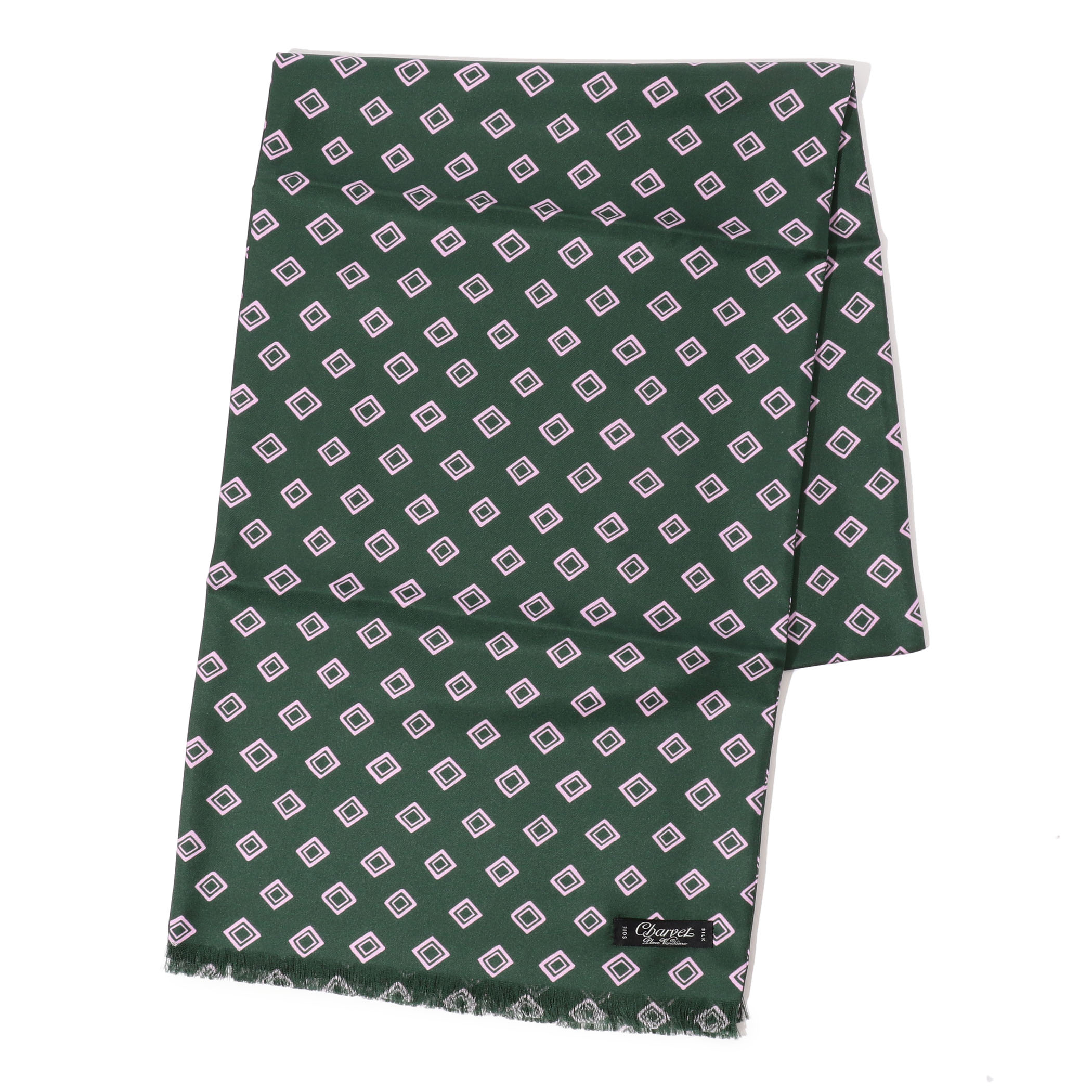 Charvet シルクプリント スカーフ