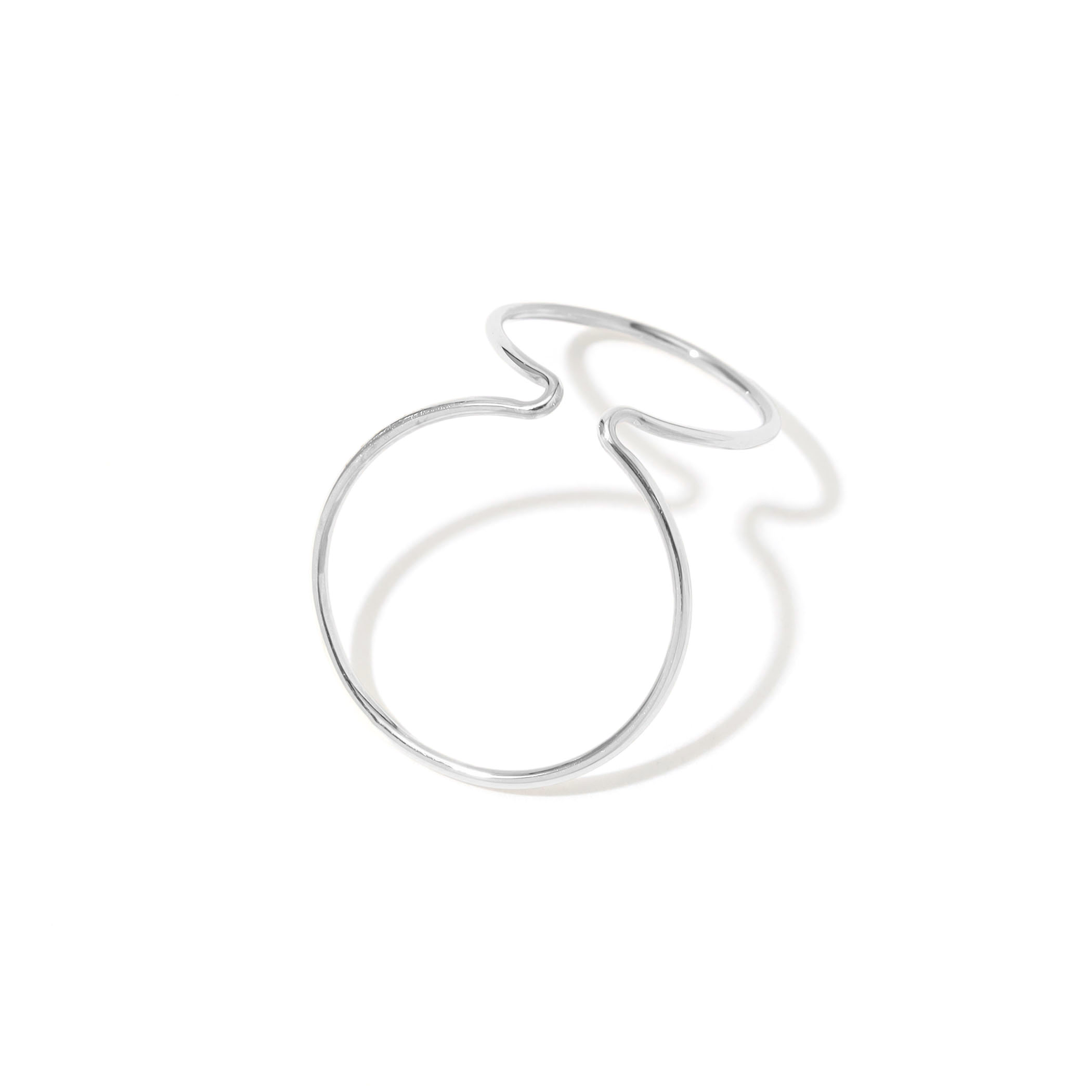 SASKIA DIEZ ダブルサークル イヤーカフ