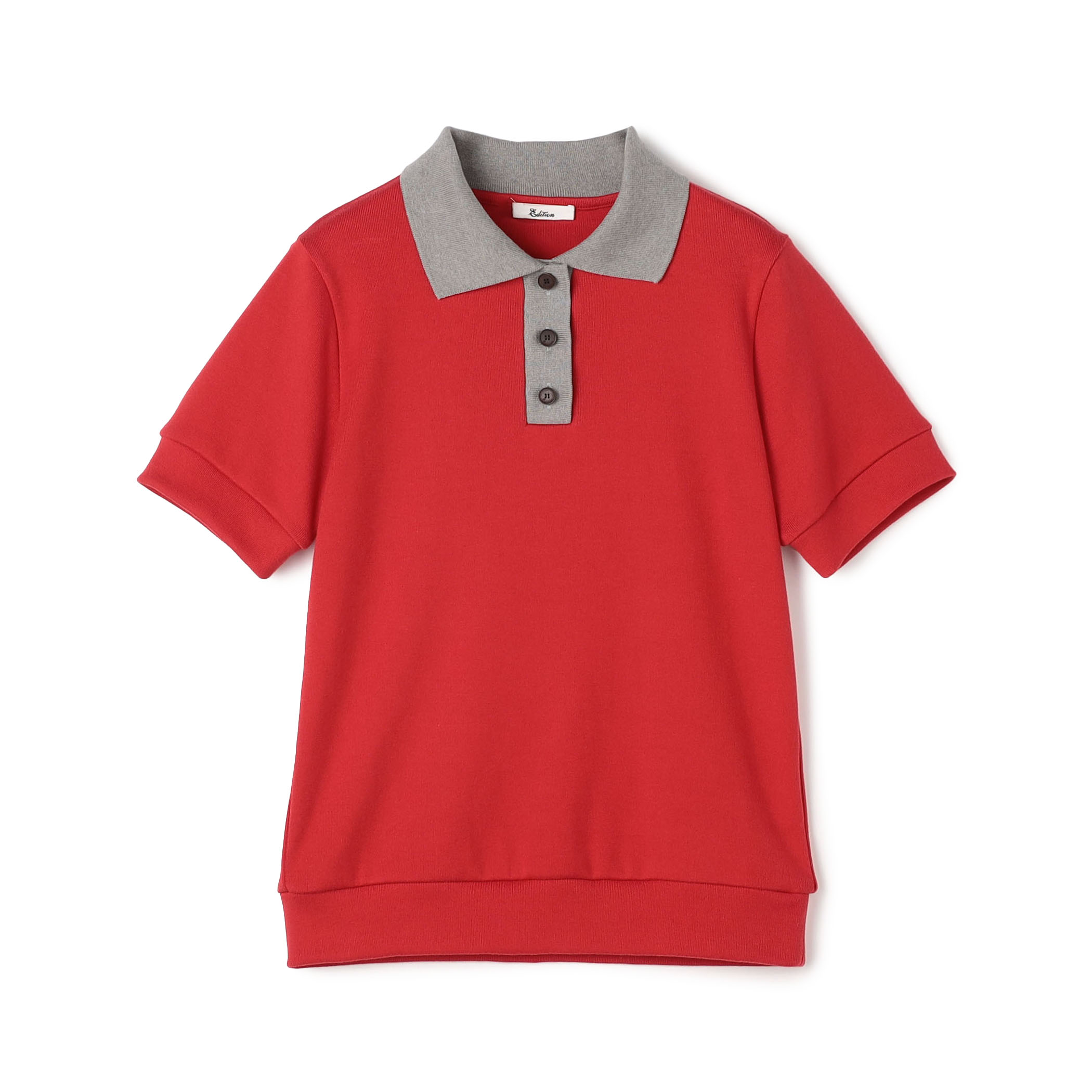 【WEB先行予約】コットンモダール フライス ポロ