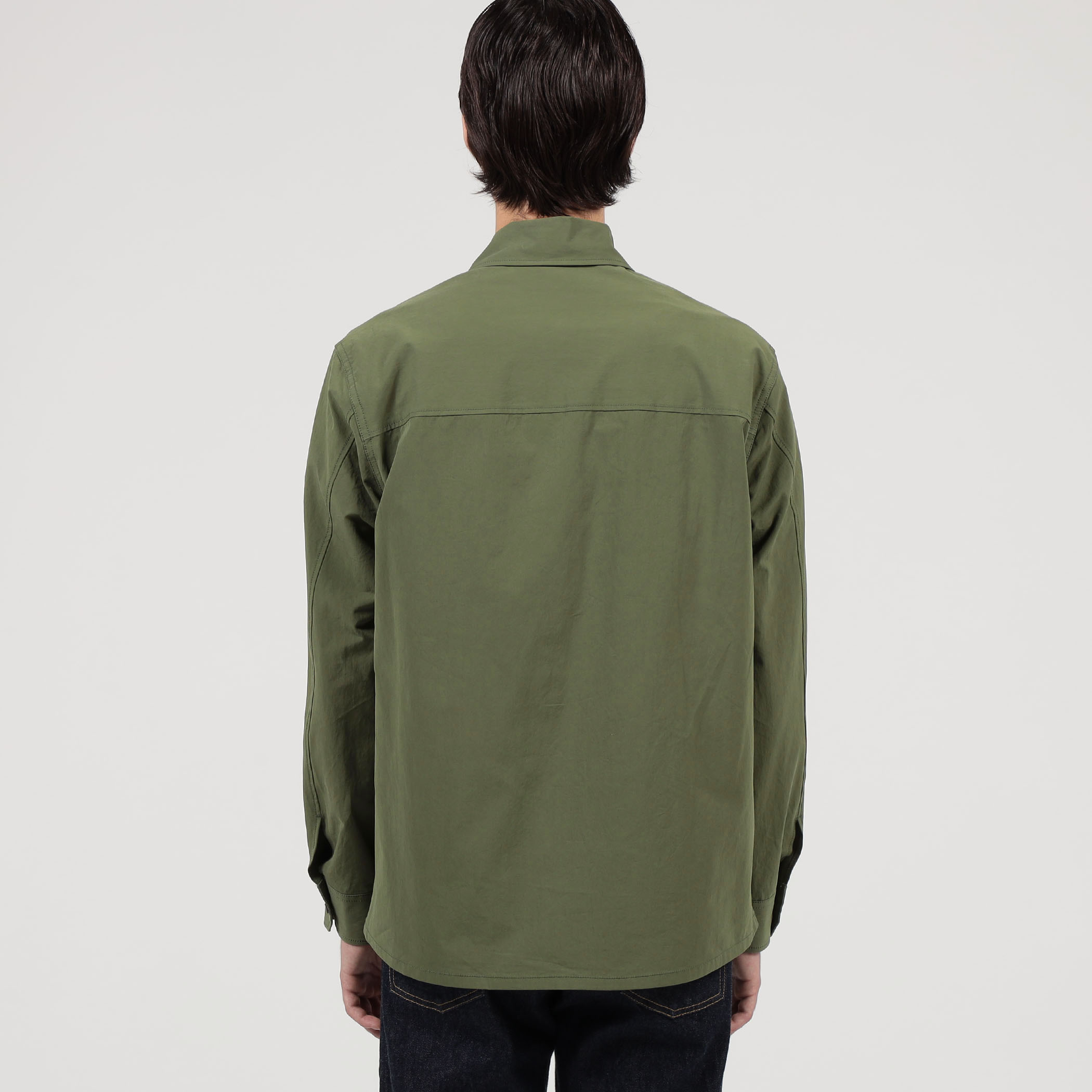 □80/2スーピマコットン ダブルポケットシャツブルゾン BORGHI