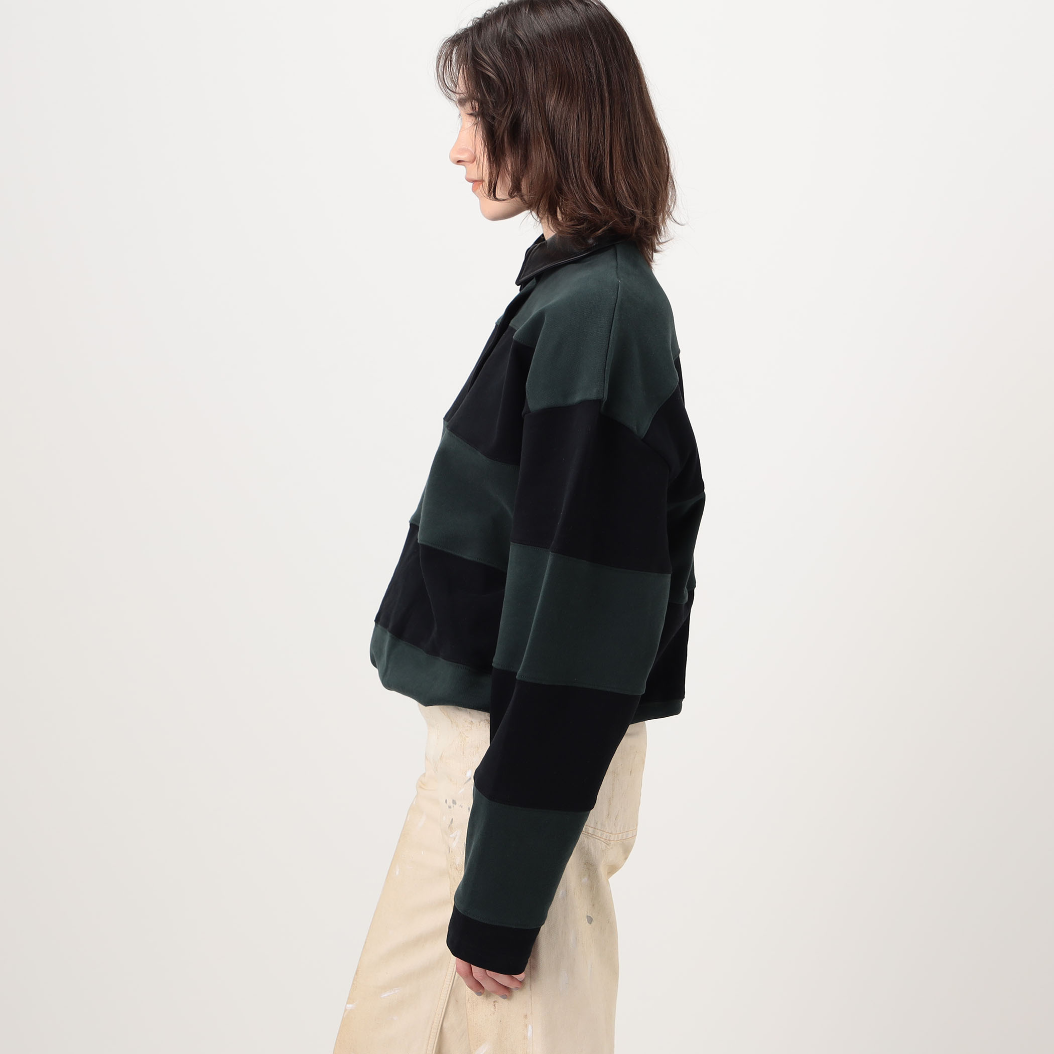Acne Studios ボーダー ポロスウェット｜トゥモローランド 公式サイト
