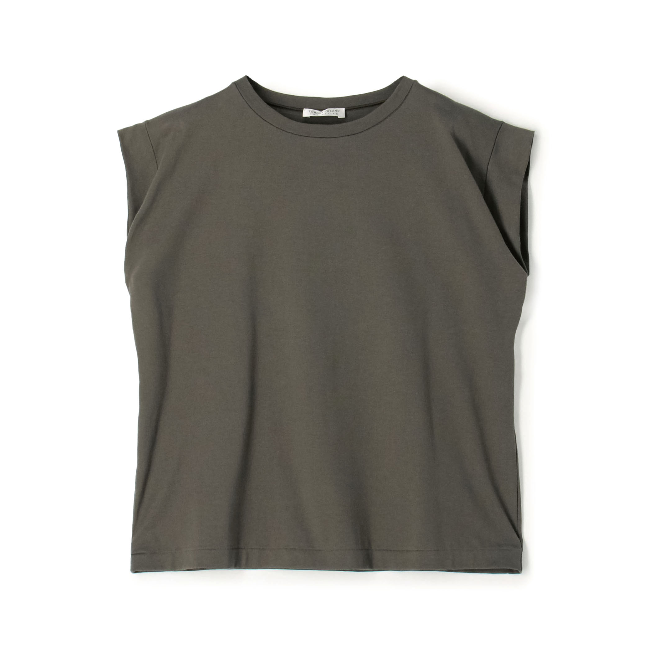 スーピマコットンジャージー フレンチスリーブプルオーバー