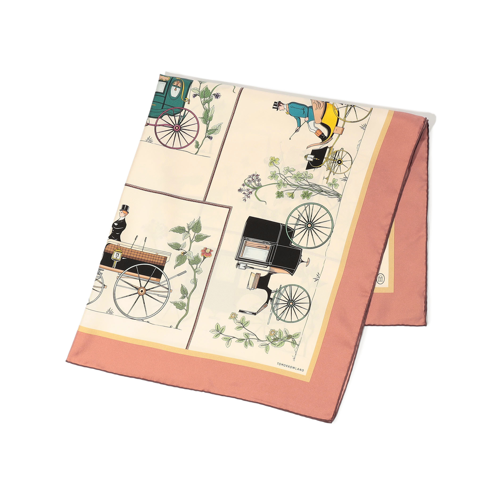 ATELIER TOMORROW CARRIAGE シルクスカーフ