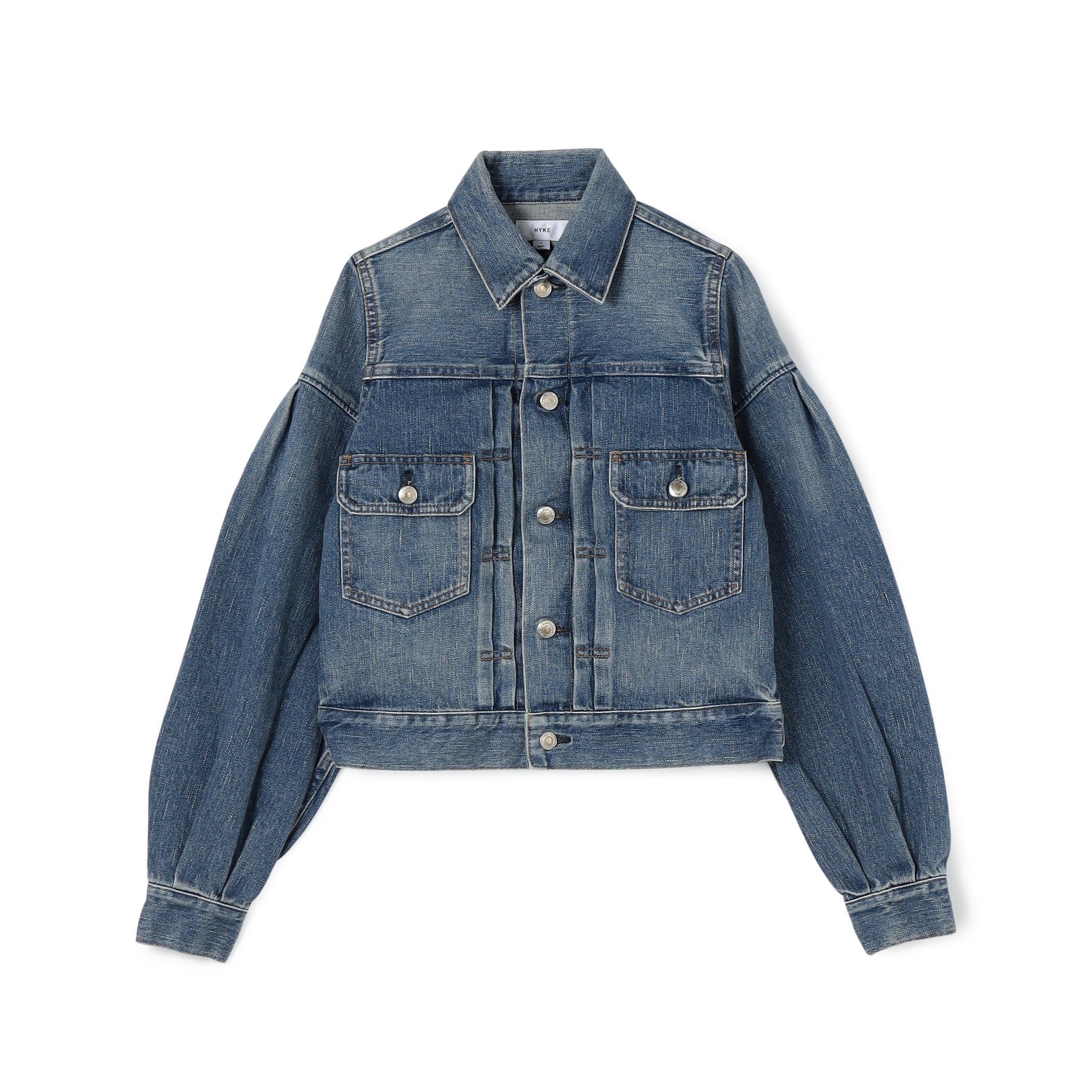 HYKE BALLOON SLV DENIM JK TYPE2