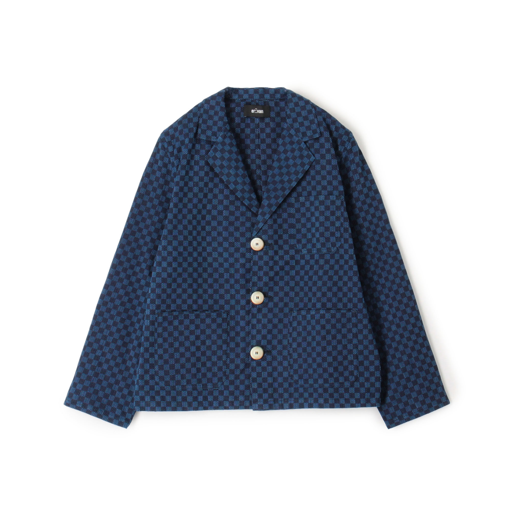 erEvan LA PONCHE JACKET コットン 3Bジャケット