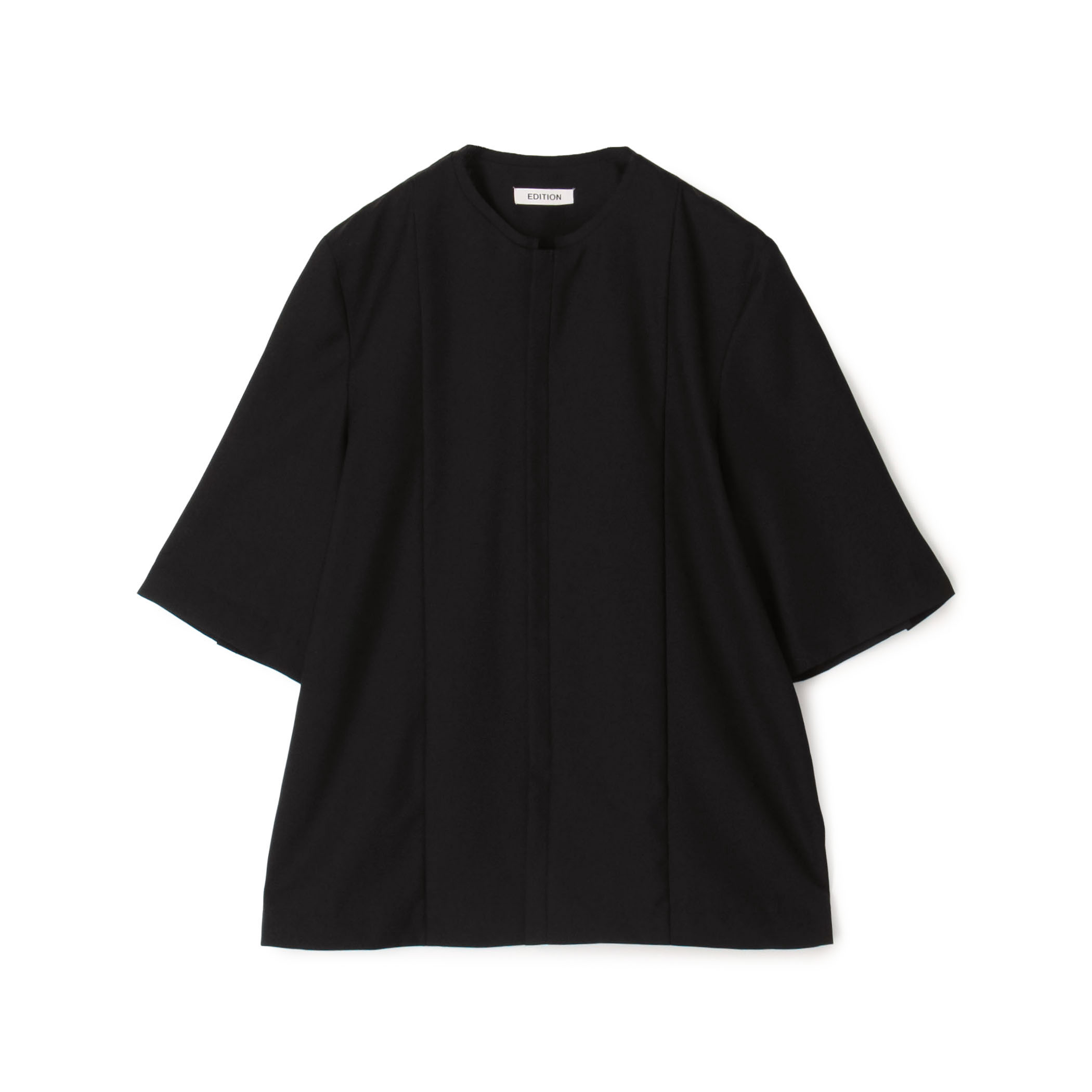 SP120ウォッシャブルウール ハーフスリーブシャツ