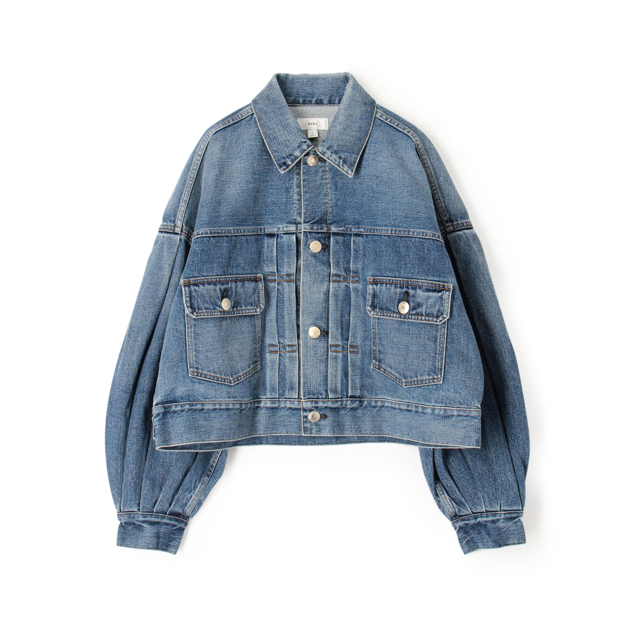 HYKE BALLON SLV DENIM JACKET デニムジャケット｜トゥモローランド 公式通販