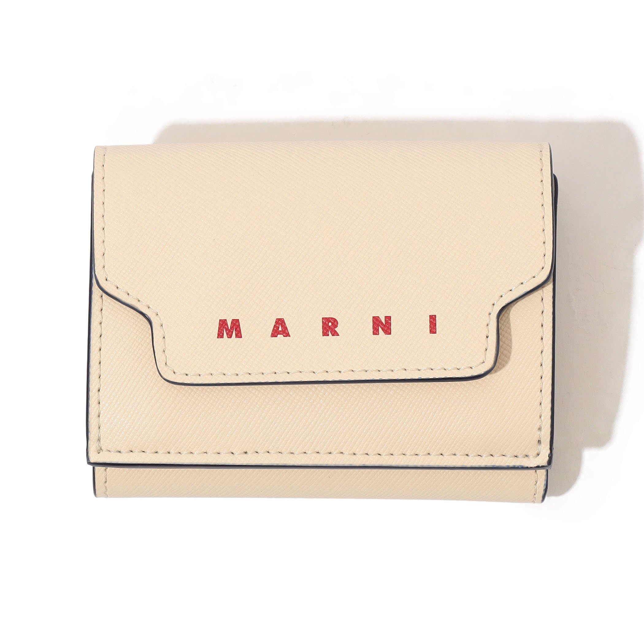 MARNI WALLET サフィアーノレザー製三つ折りウォレット