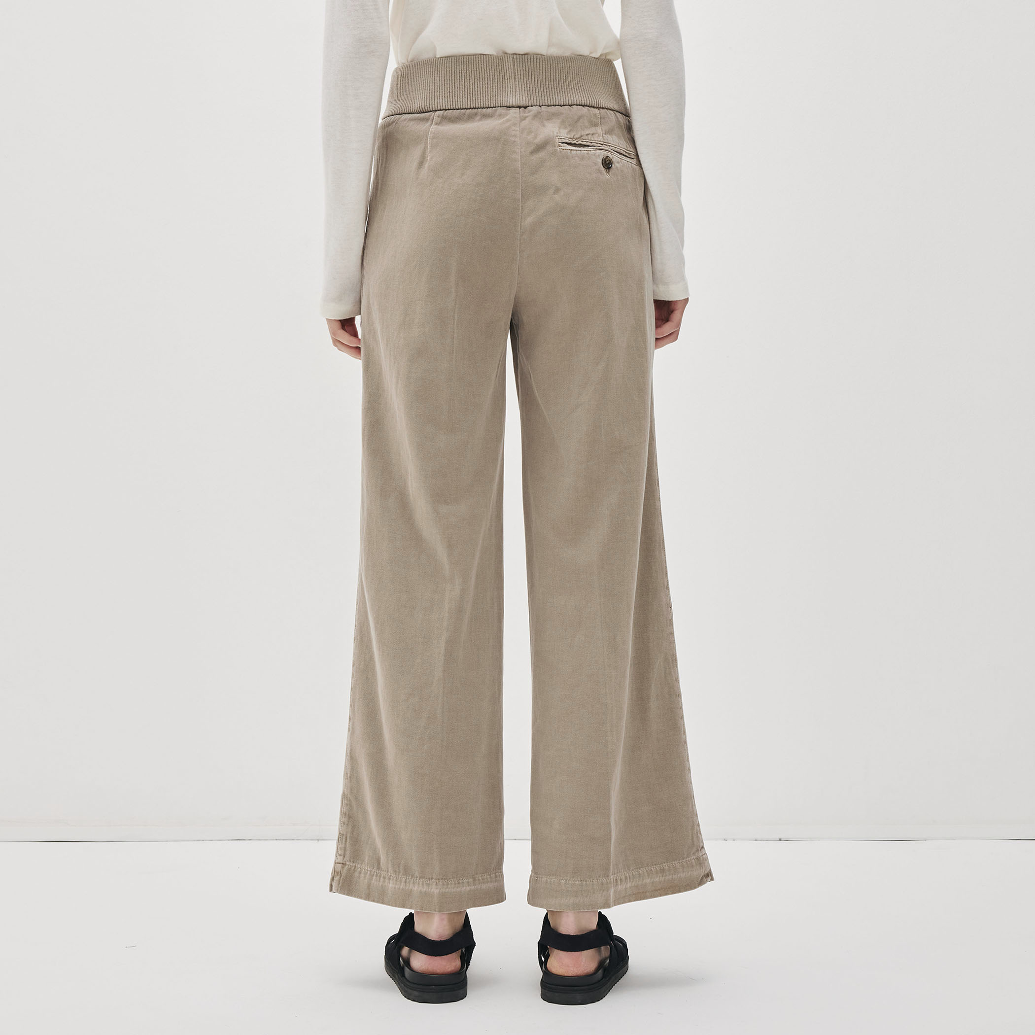 トゥモローランド マカフィーゆったりウエストリボン上質リネンジャケット♪ リネンブレンド ジャンプスーツ WTLS6723｜トゥモローランド 公式通販