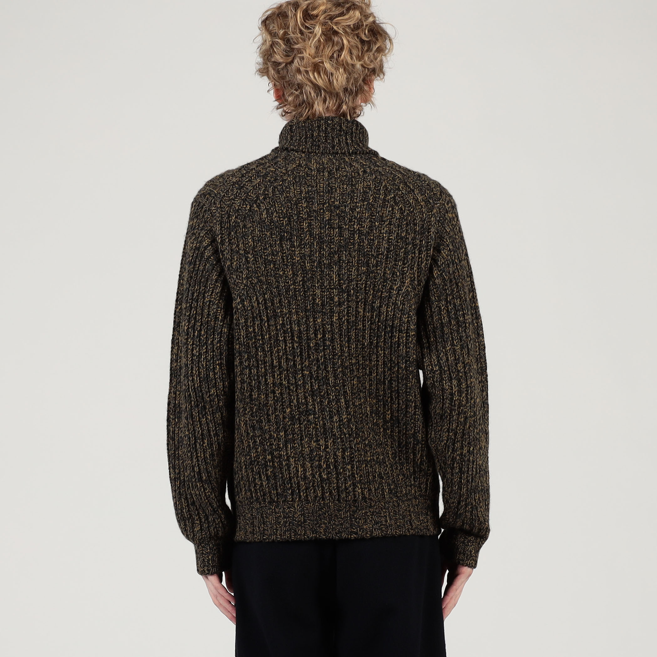 TOMORROWLAND Tricot ウールカシミヤ メランジニット タートルネック