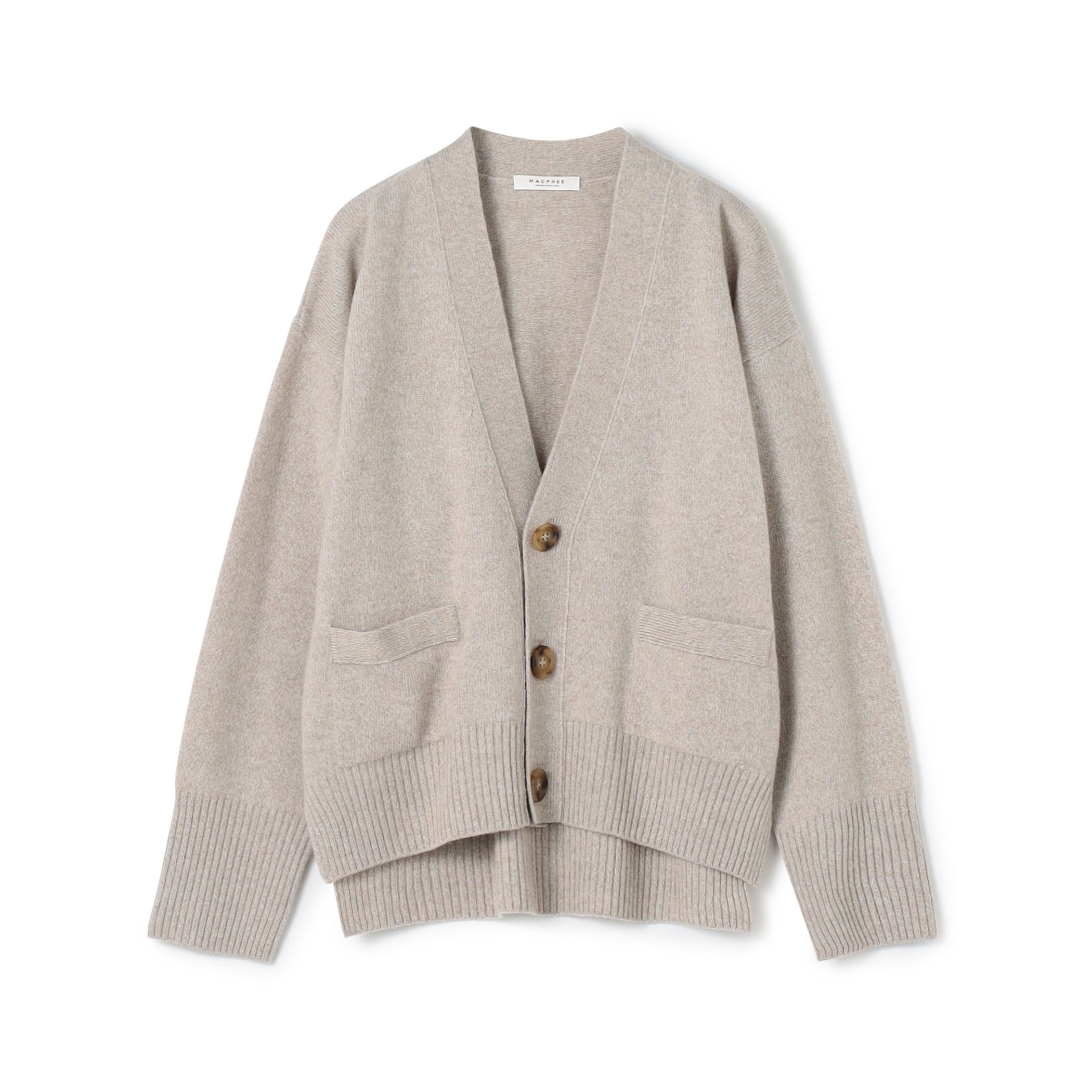 ■NZ LAMB 9G  Vネックカーディガン