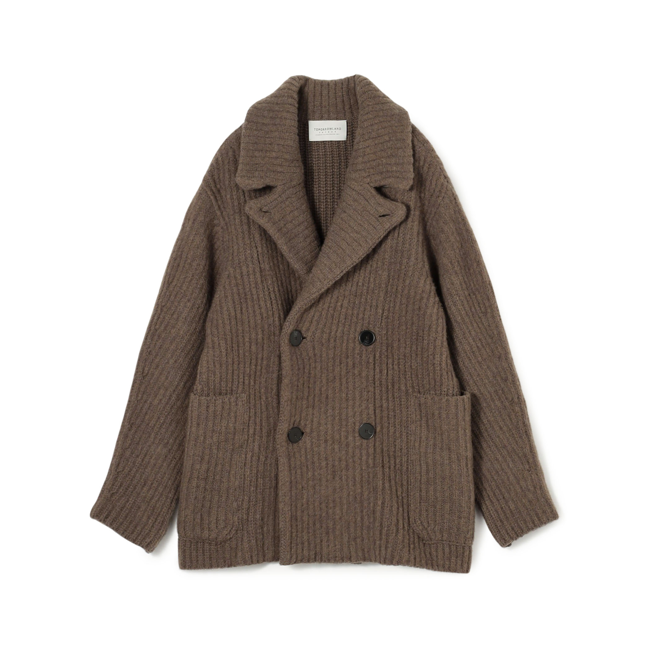 TOMORROWLAND Tricot ウールダブルフェイス カーディガンコート