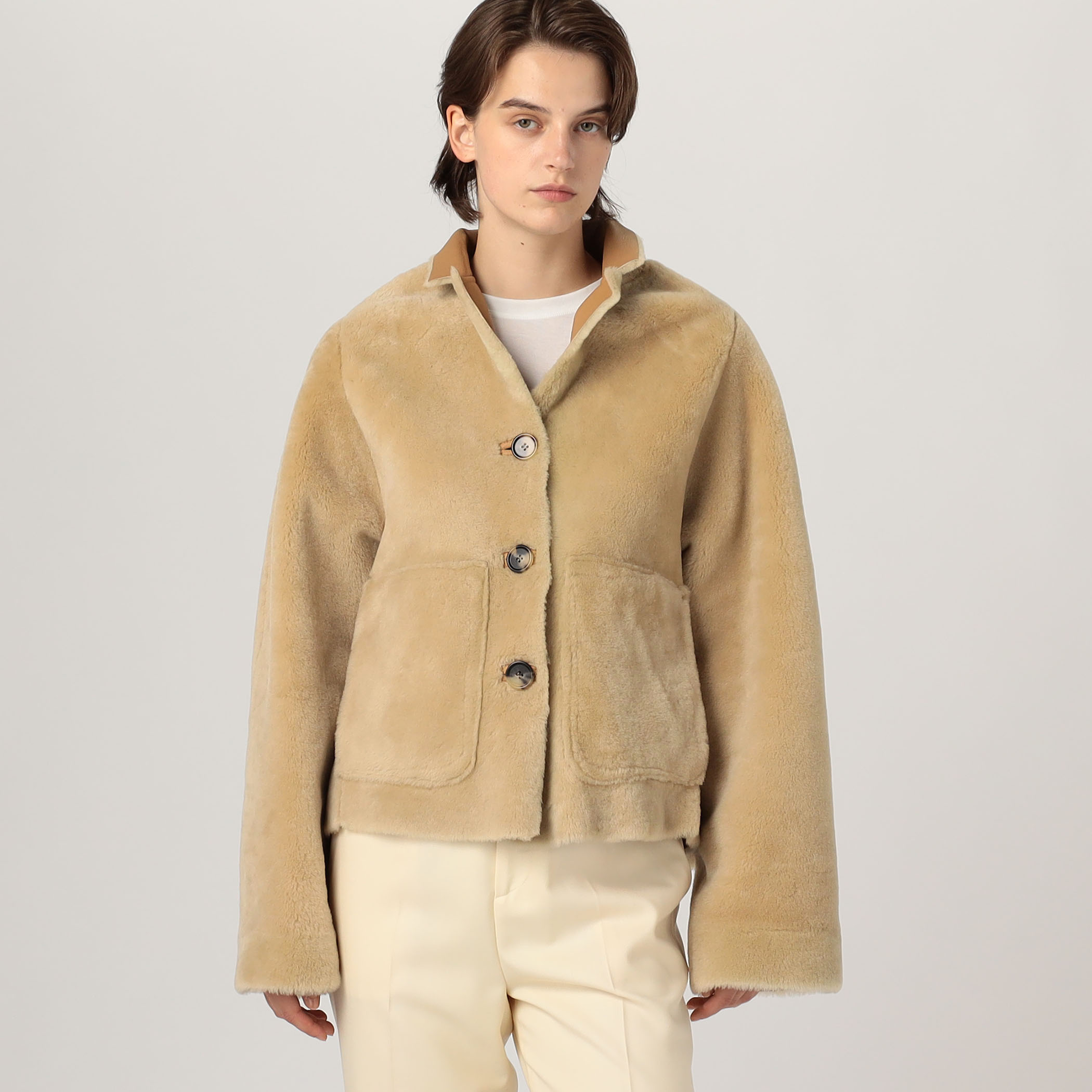 MARNI REVERSIBLE MOUTON ショートコート｜トゥモローランド