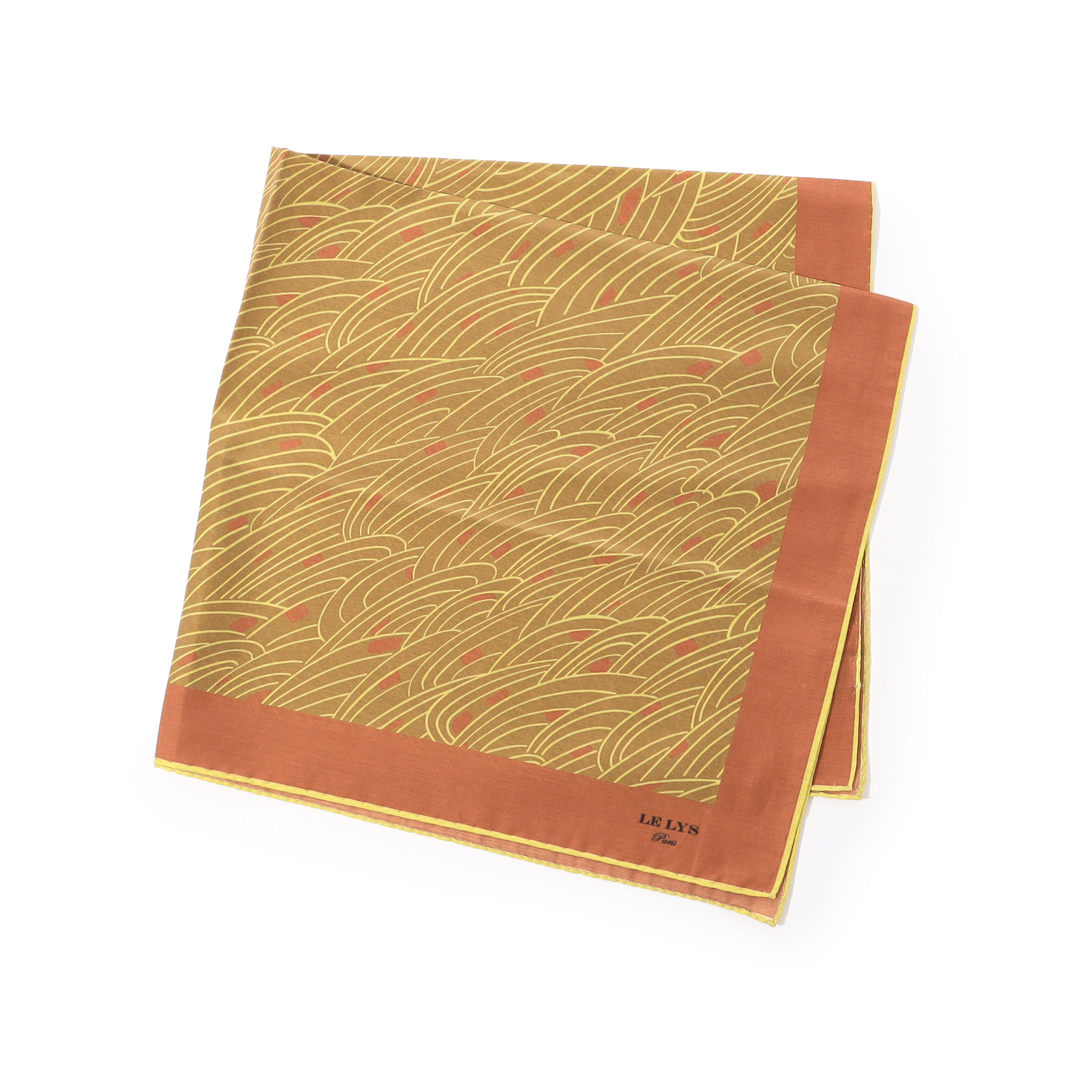 LE LYS コットンシルク プリントスカーフ