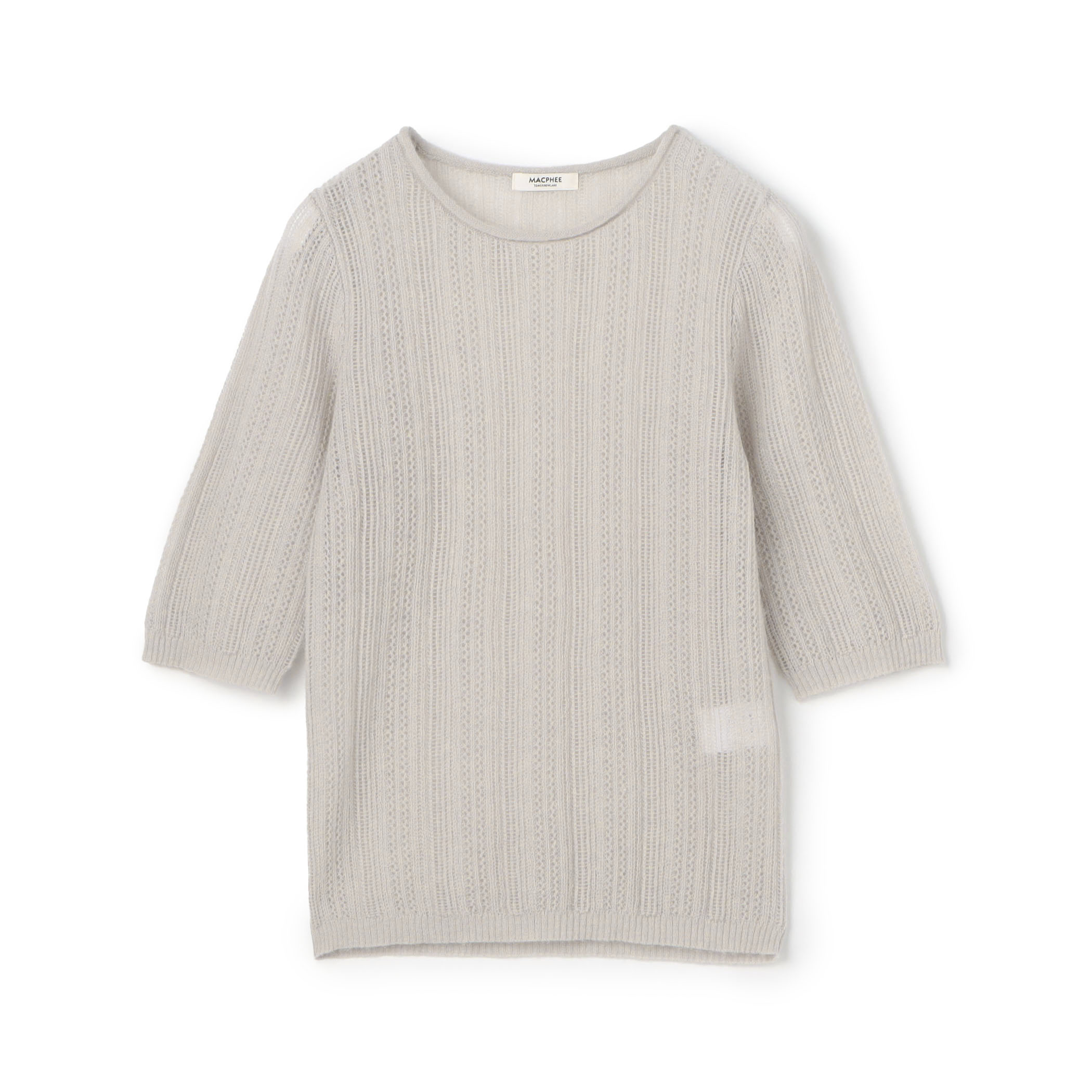 レーシーアルパカ ハーフスリーブプルオーバー