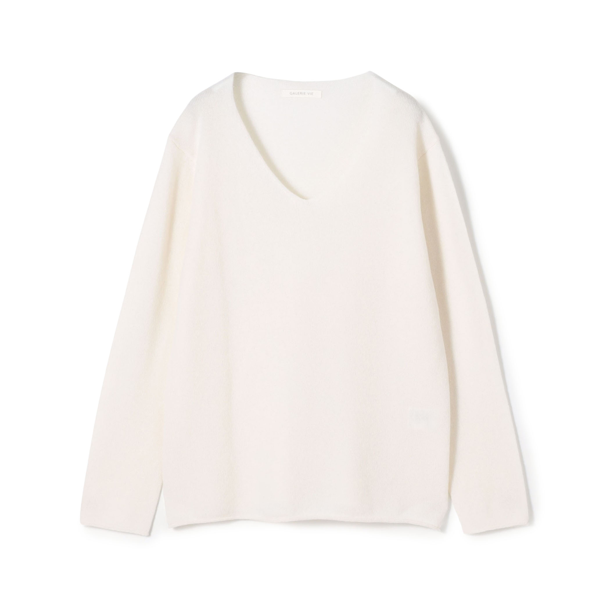 スコットランドカシミヤ Vネックプルオーバー