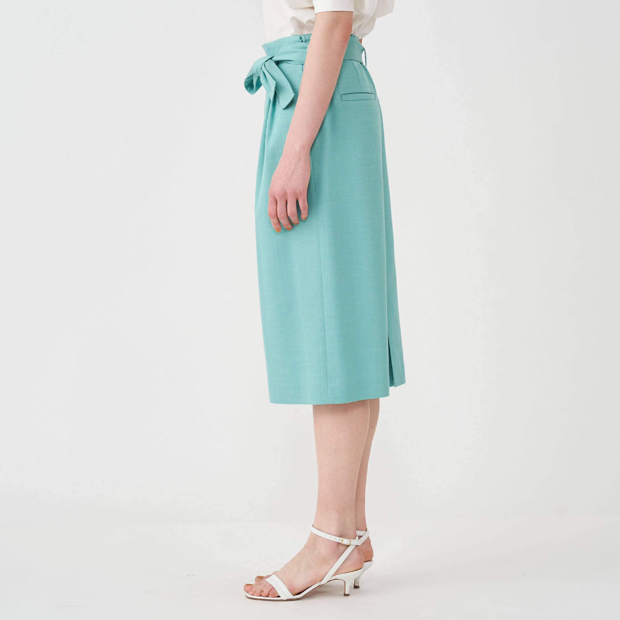 BALLSEY ストレッチオックス ハイウエストペンシルスカート ストレッチオックス ハイウエストペンシルスカート