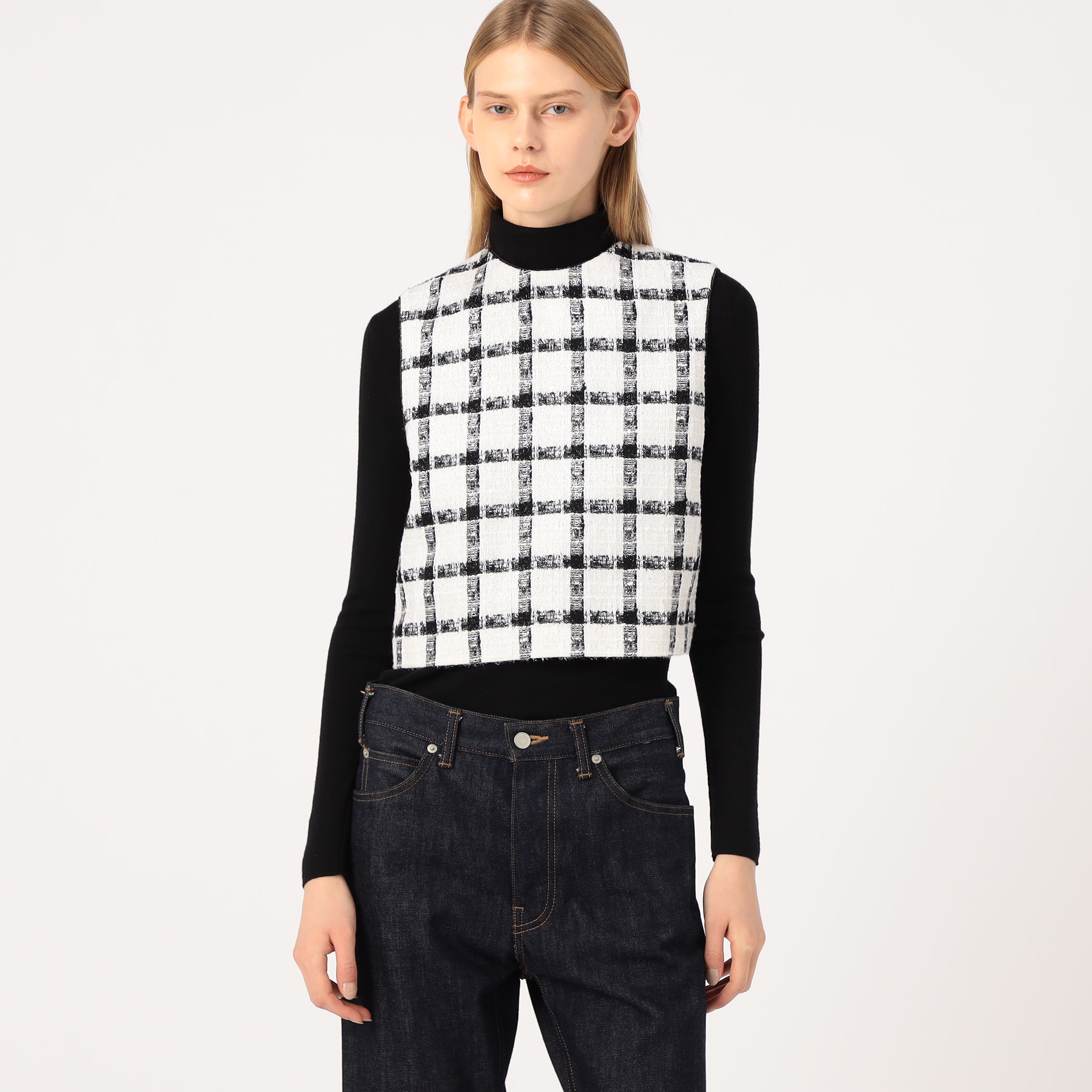 タッタースパンコール 2-wayジレ