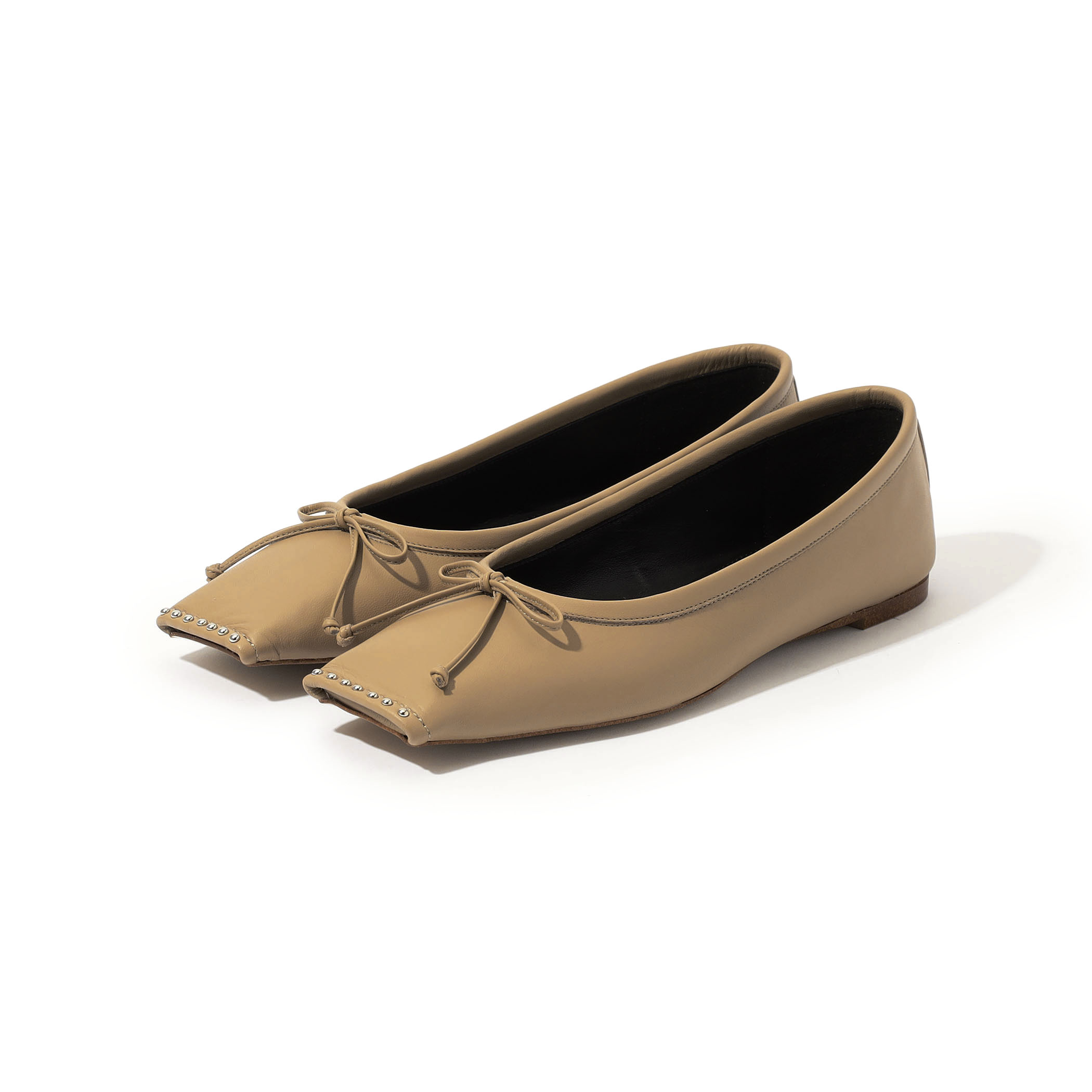 CHEMBUR SQ FLAT STUDS BALLET シューズ