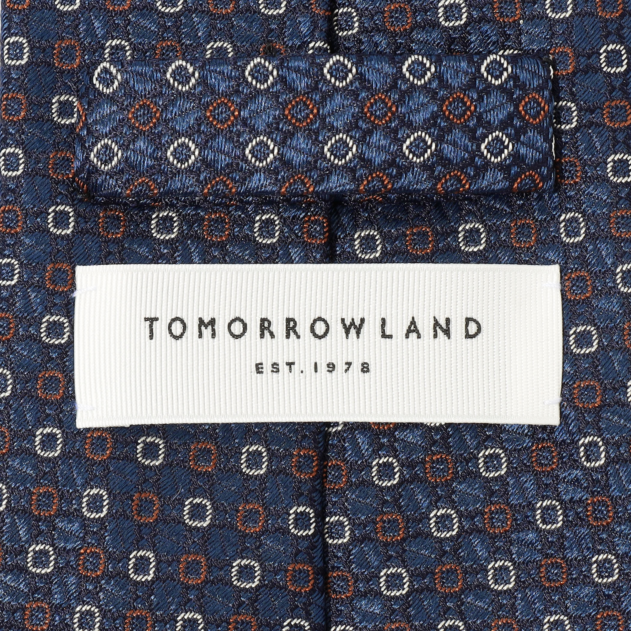 AJUAJU05様】TOMORROWLAND ネクタイ ブラック 小紋柄 - メルカリ