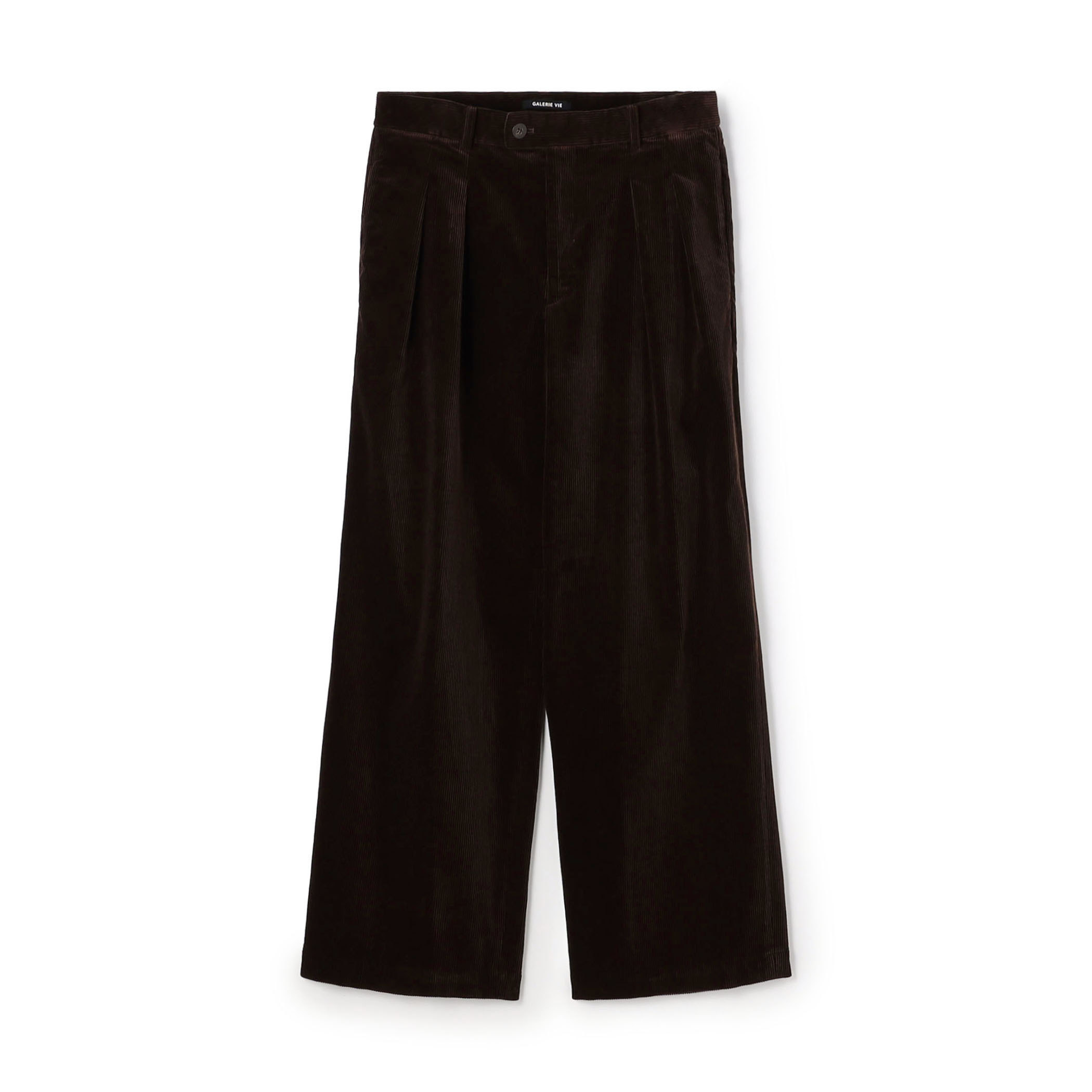 シャンカールコットンコーデュロイ インタックパンツ