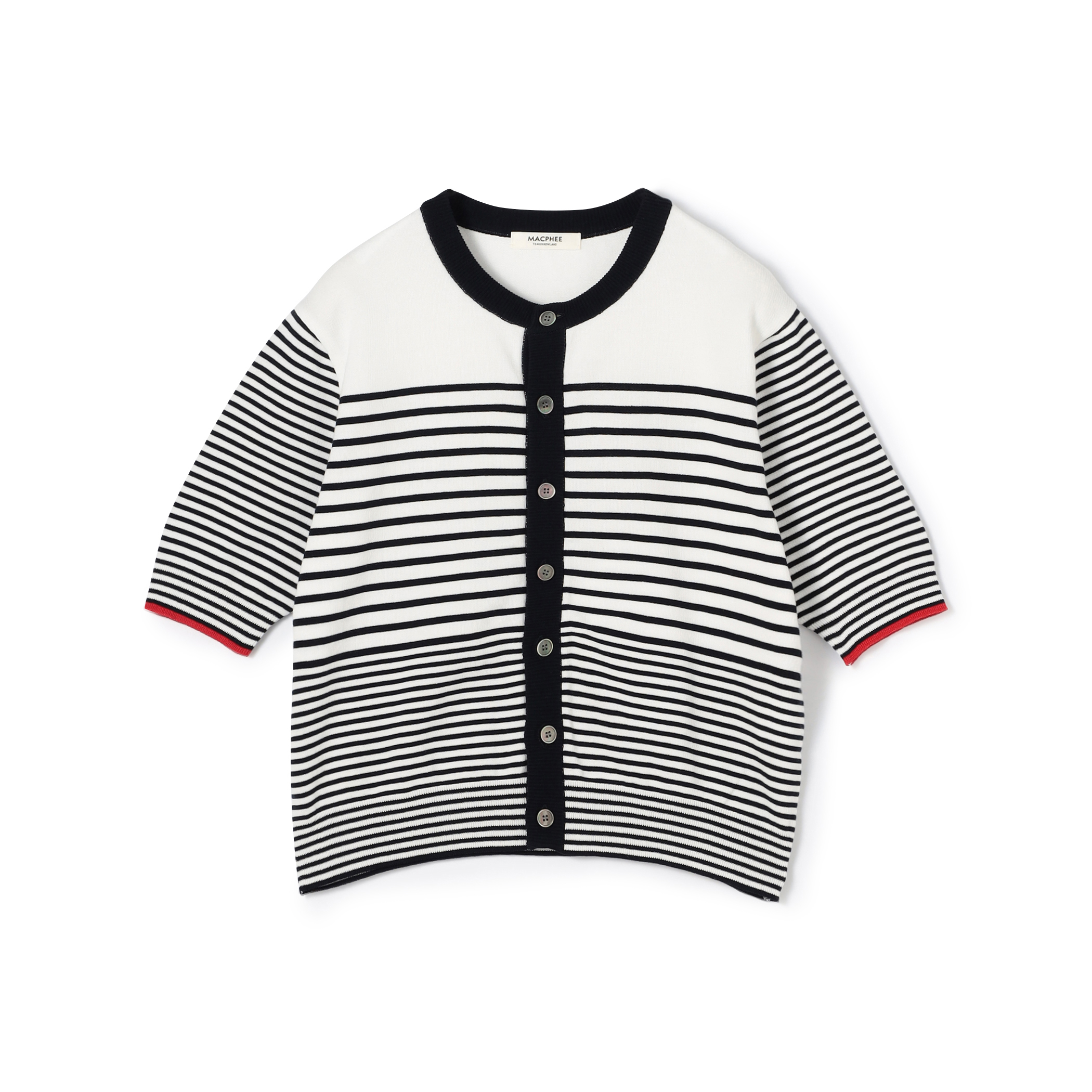 ■ドライコットン ハーフスリーブカーディガン