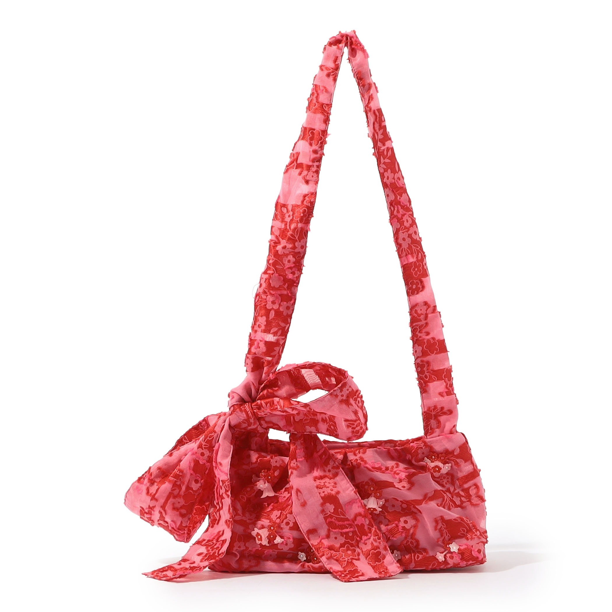 CECILIE BAHNSEN BEADS BAG2 フラワービーズ リボンバッグ