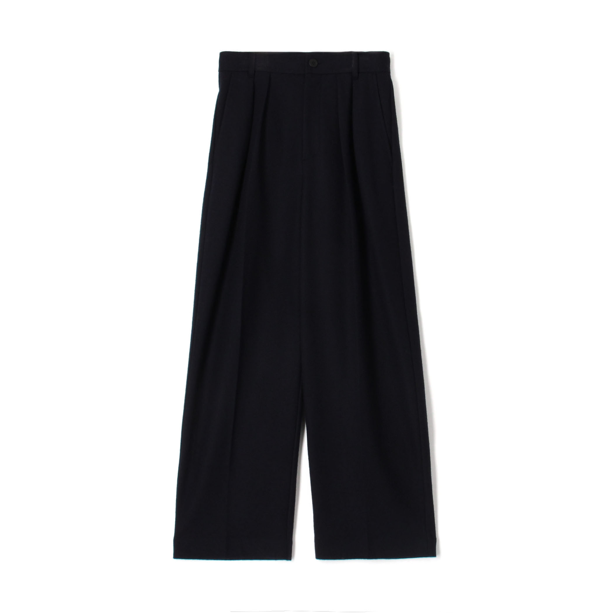 【WEB先行予約】ウールミルドスムース 2タックパンツ
