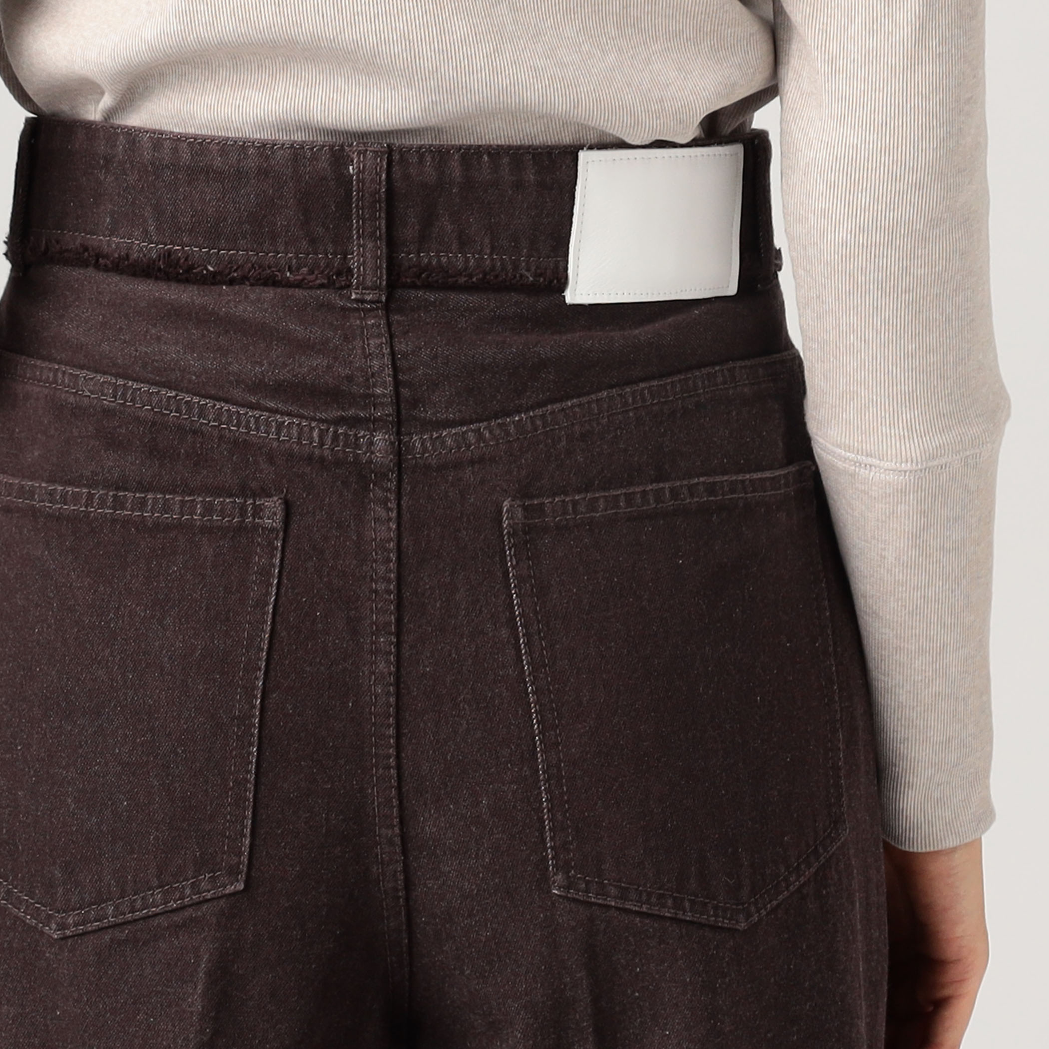 デニム ワイドストレートパンツ MACPHEE 34 デニム ワイドストレートパンツ MACPHEE 34 デニム ワイドストレート