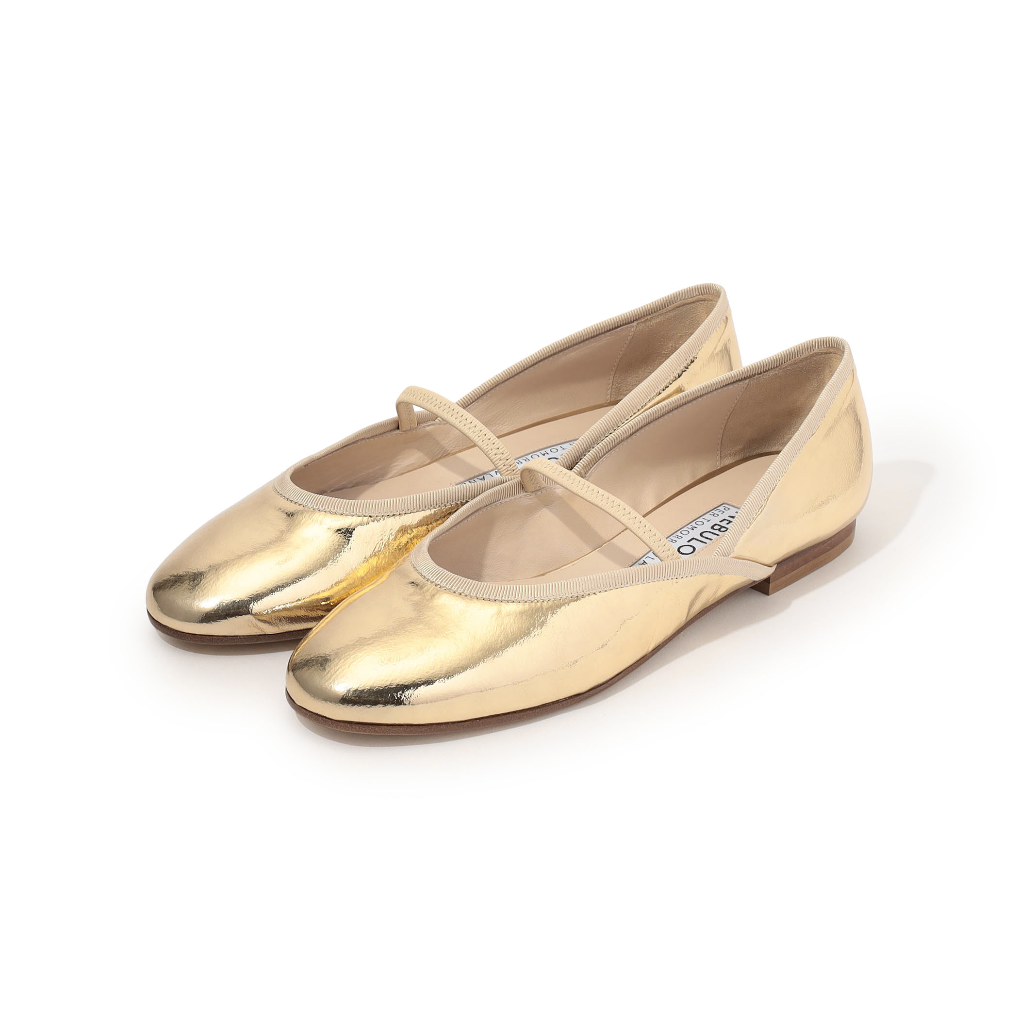 【別注】NEBULONI E. BAND FLAT レザーシューズ
